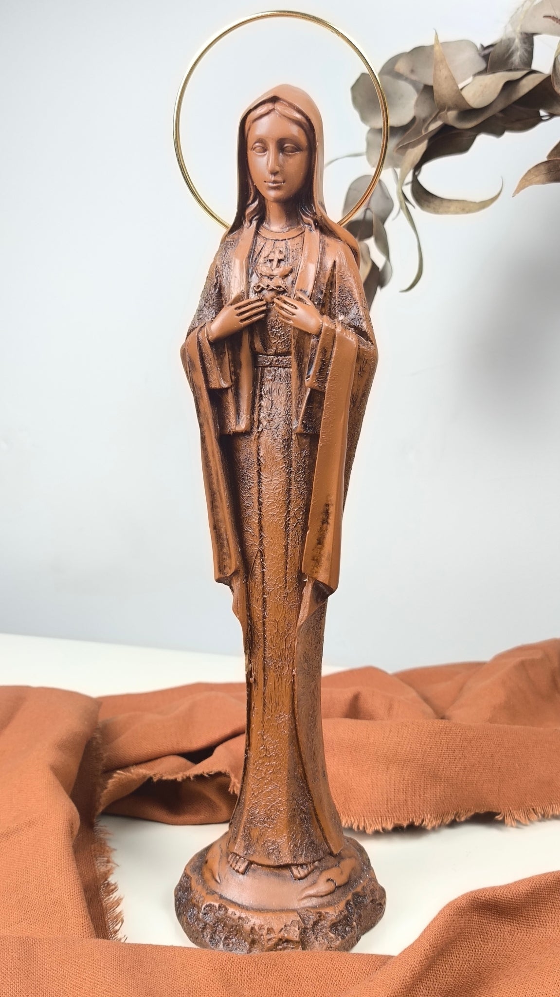 Imaculado Coração de Maria 30cm estilo Slim