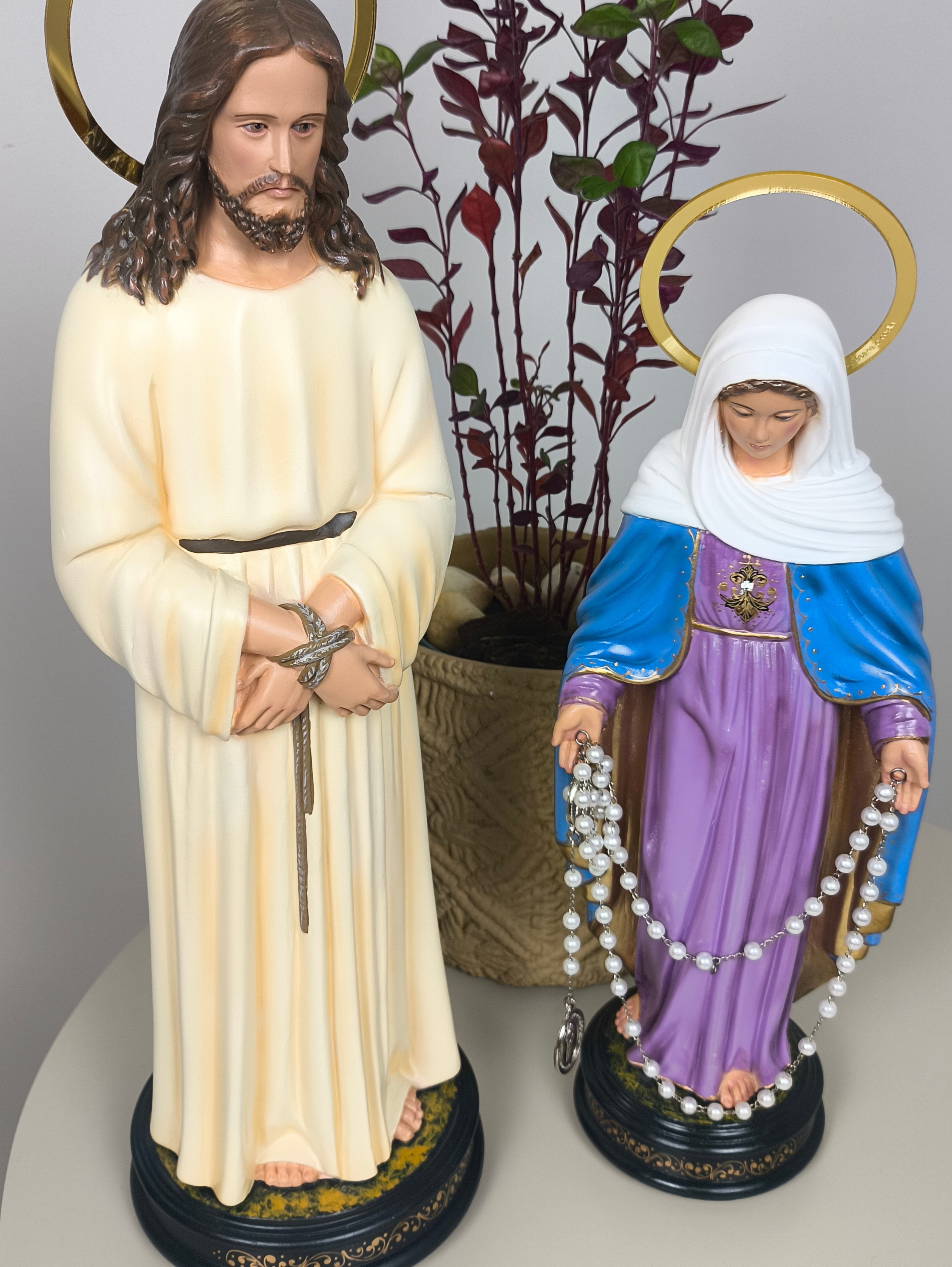 Kit Devoção às Lágrimas de Maria e a Jesus Manietado