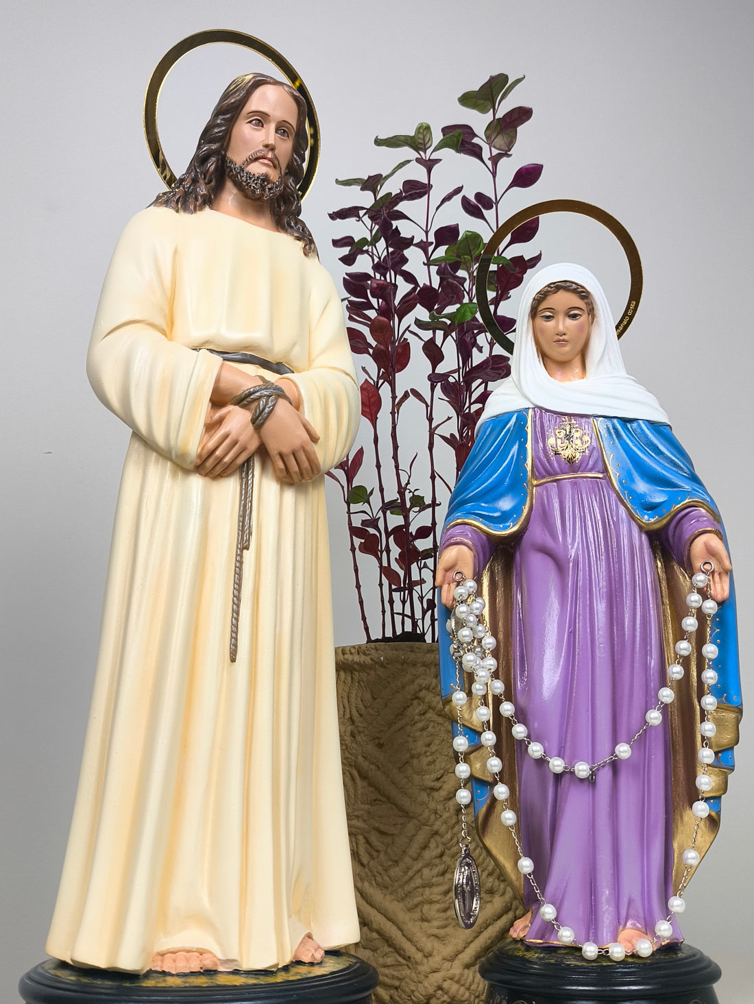 Kit Devoção às Lágrimas de Maria e a Jesus Manietado