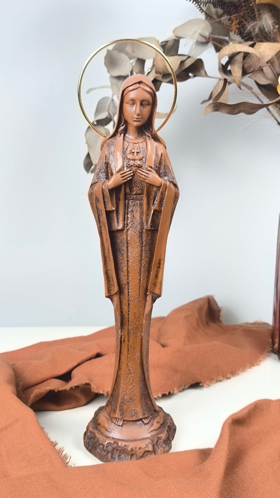 Imaculado Coração de Maria 30cm estilo Slim