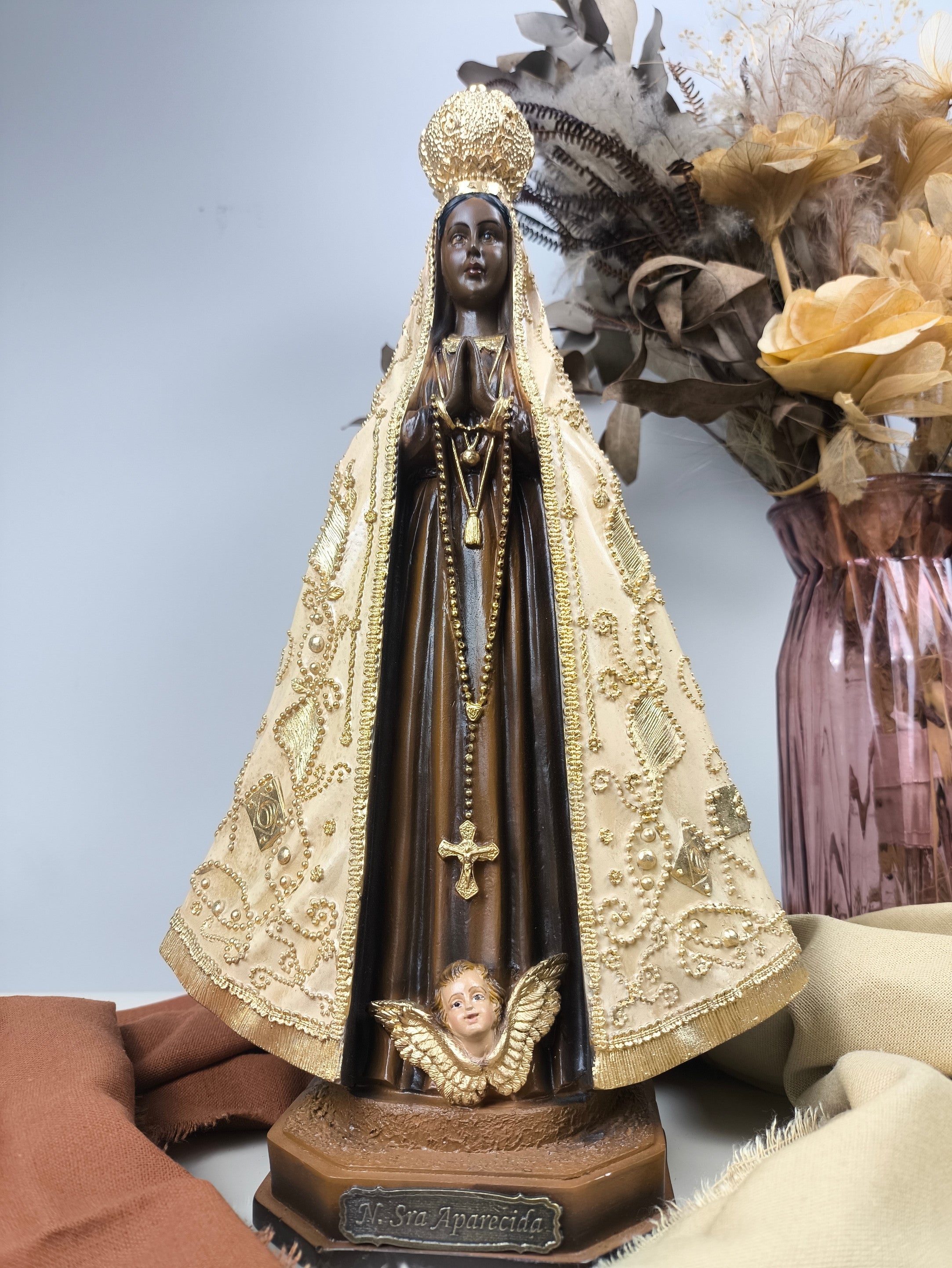 Nossa Senhora Aparecida 30cm Barroca
