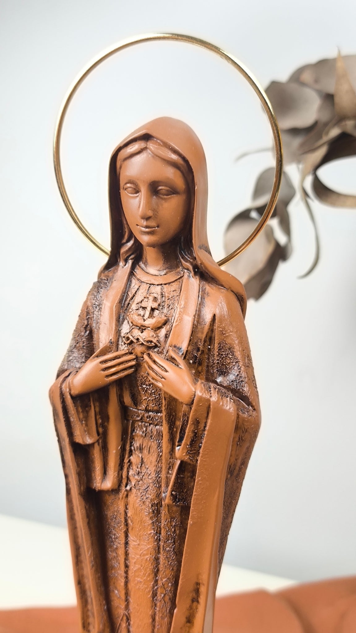 Imaculado Coração de Maria 30cm estilo Slim