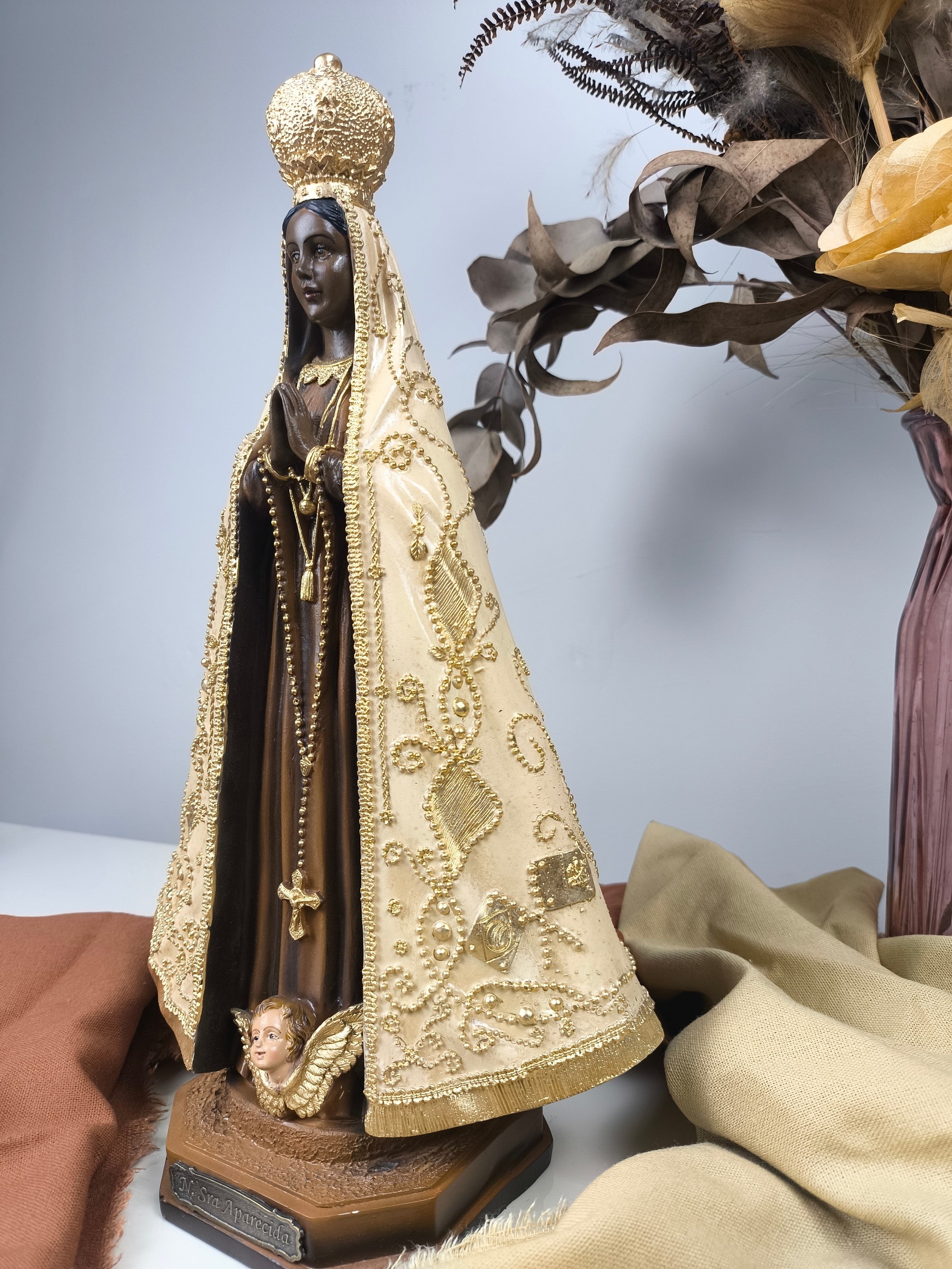Nossa Senhora Aparecida 30cm Barroca