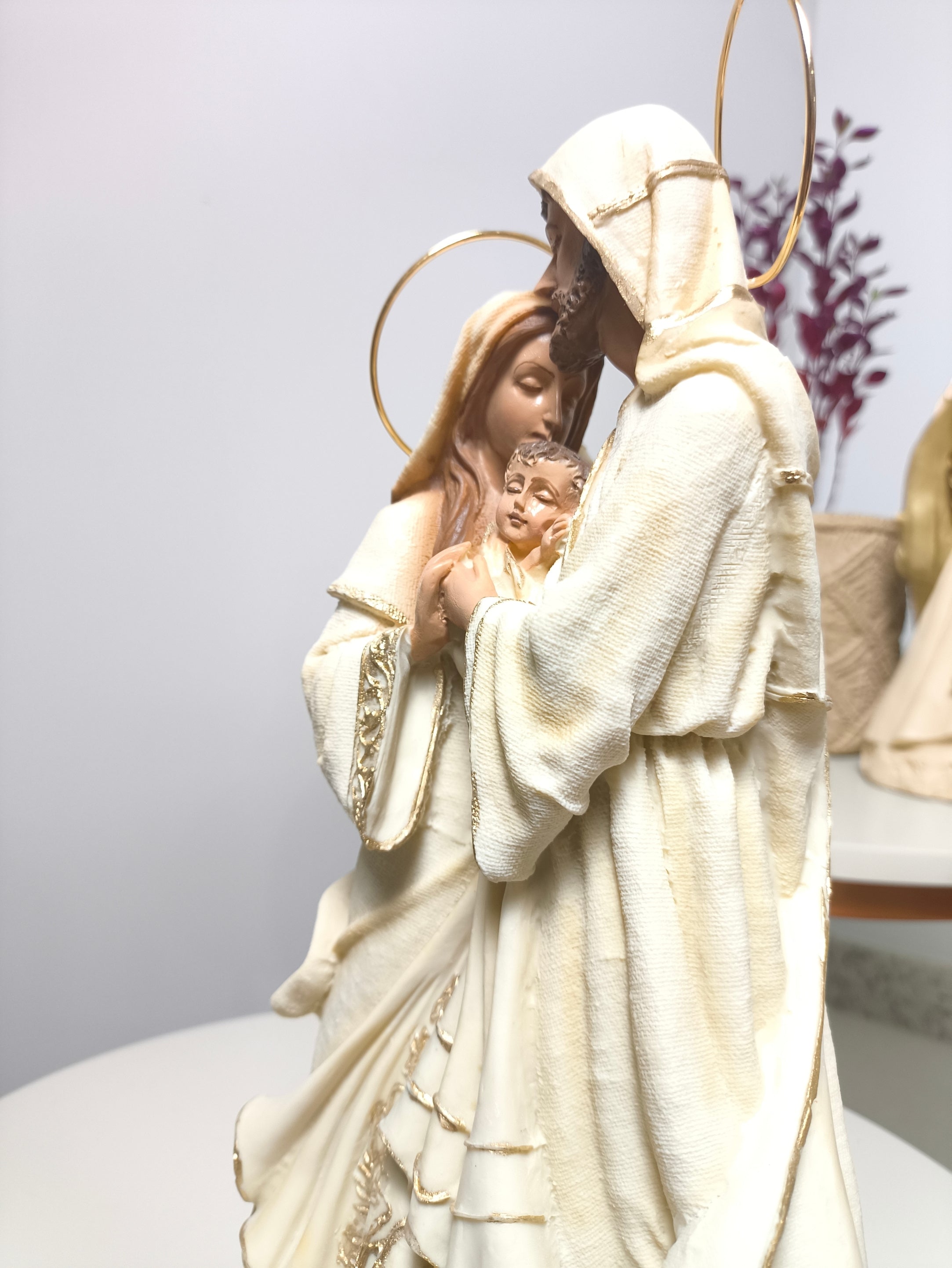 Sagrada Família da Ternura Marfim 30cm
