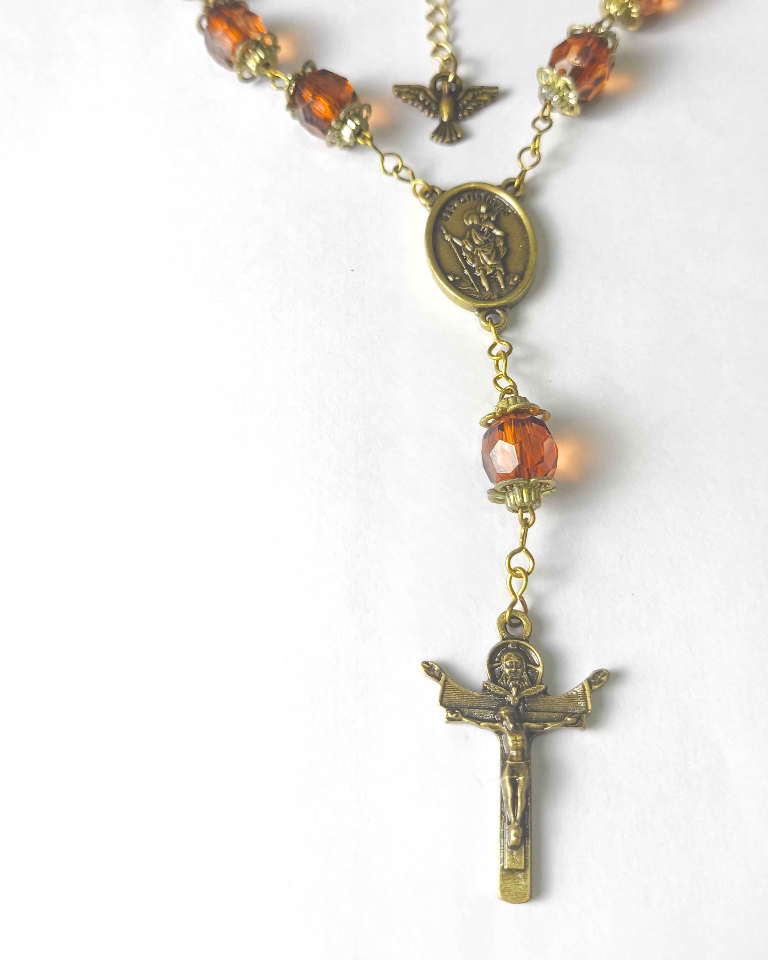 Dezena Nossa Senhora Aparecida em Cristal Acrílico 10mm
