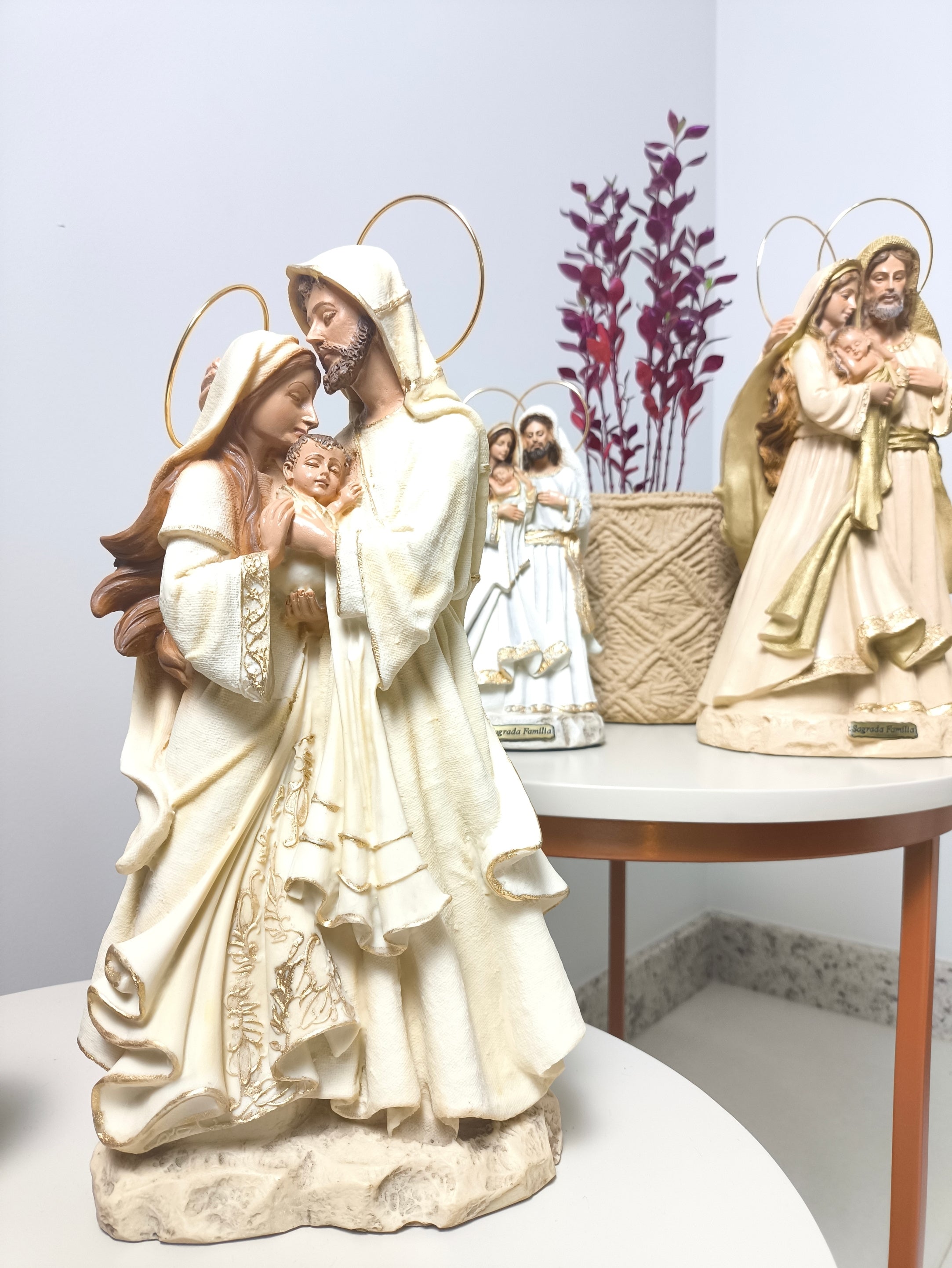 Sagrada Família da Ternura Marfim 30cm