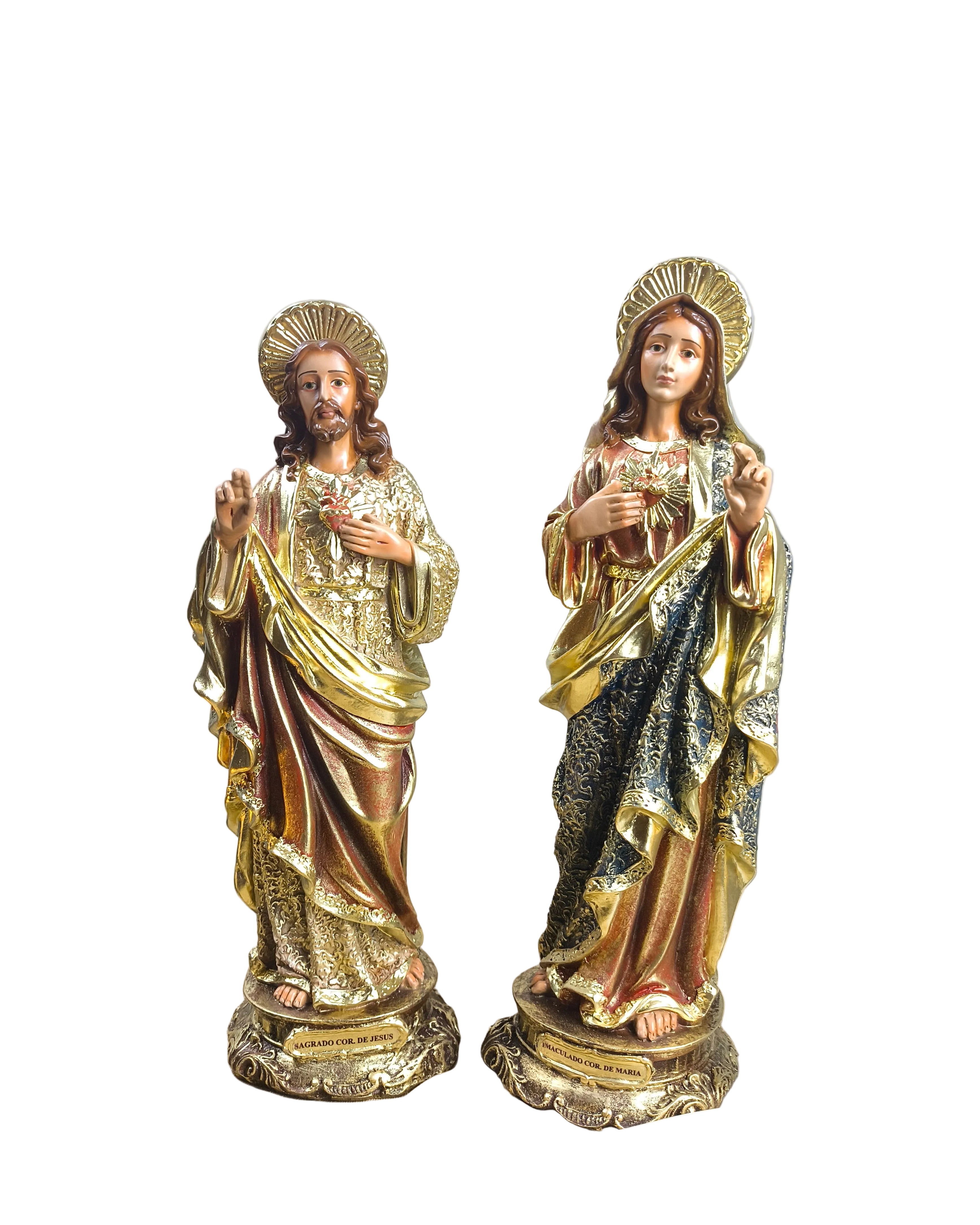 Kit Sagrado Coração de Jesus e Imaculado Coração de Maria