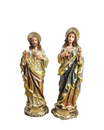 Kit Sagrado Coração de Jesus e Imaculado Coração de Maria