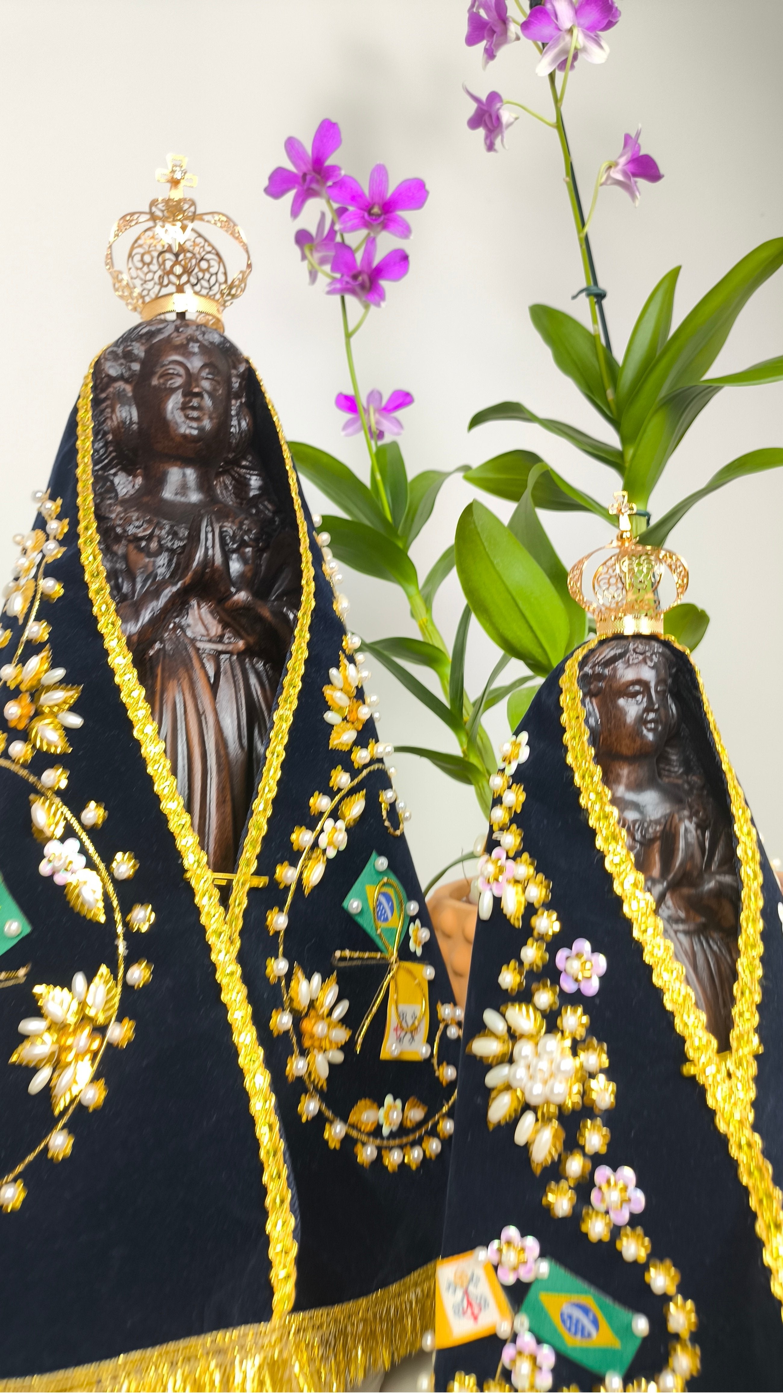 Nossa Senhora Aparecida 37cm - Fac-símile