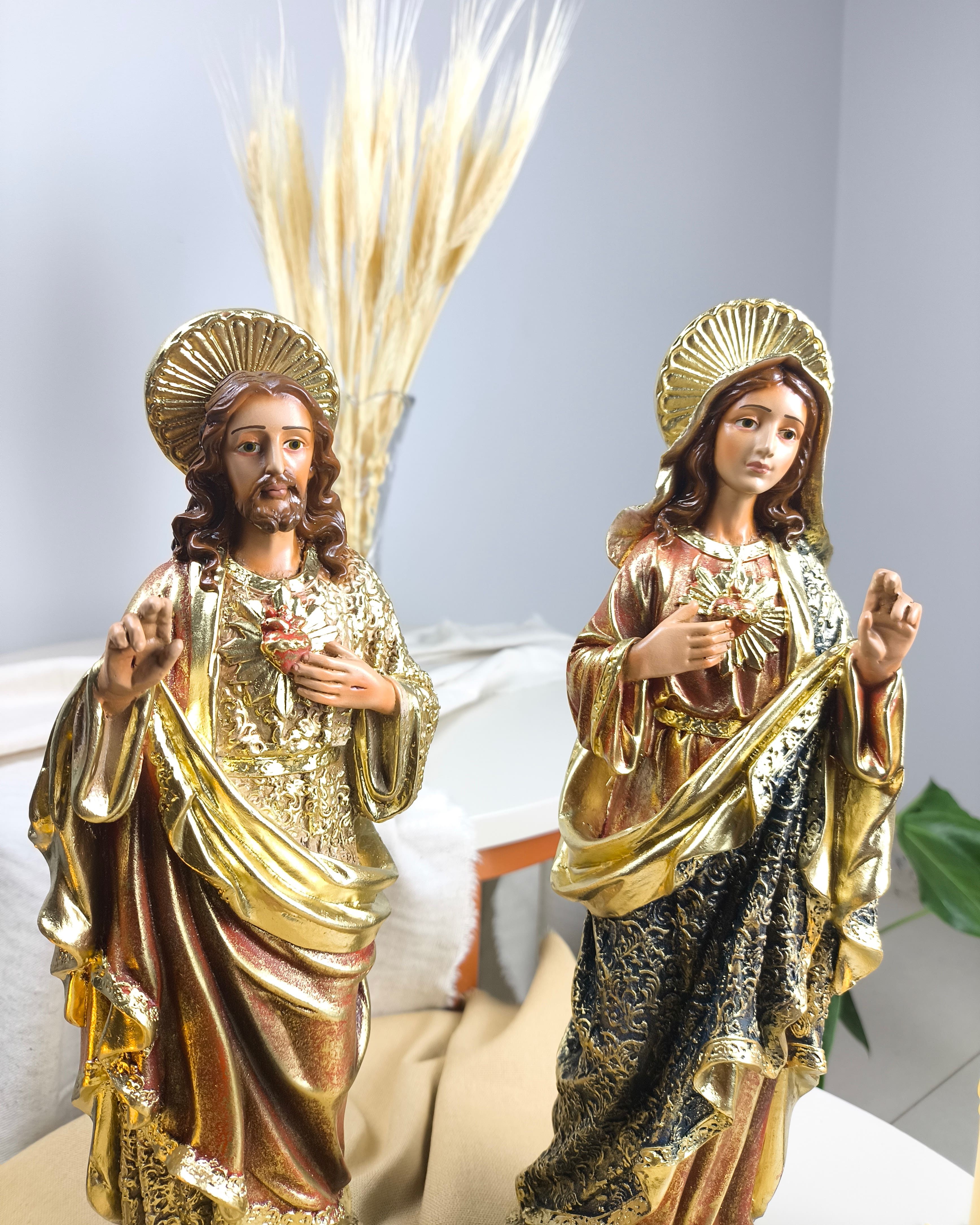 Kit Sagrado Coração de Jesus e Imaculado Coração de Maria