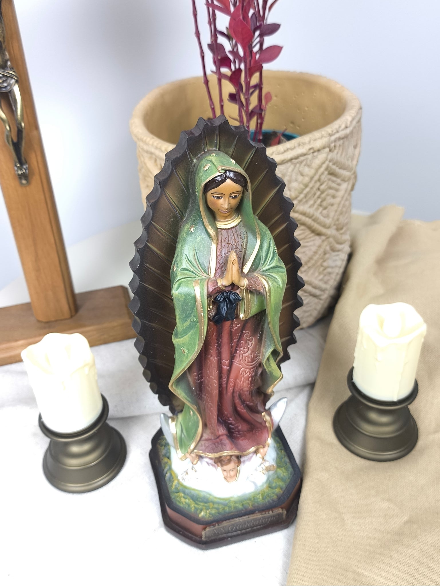 Nossa Senhora de Guadalupe 20cm