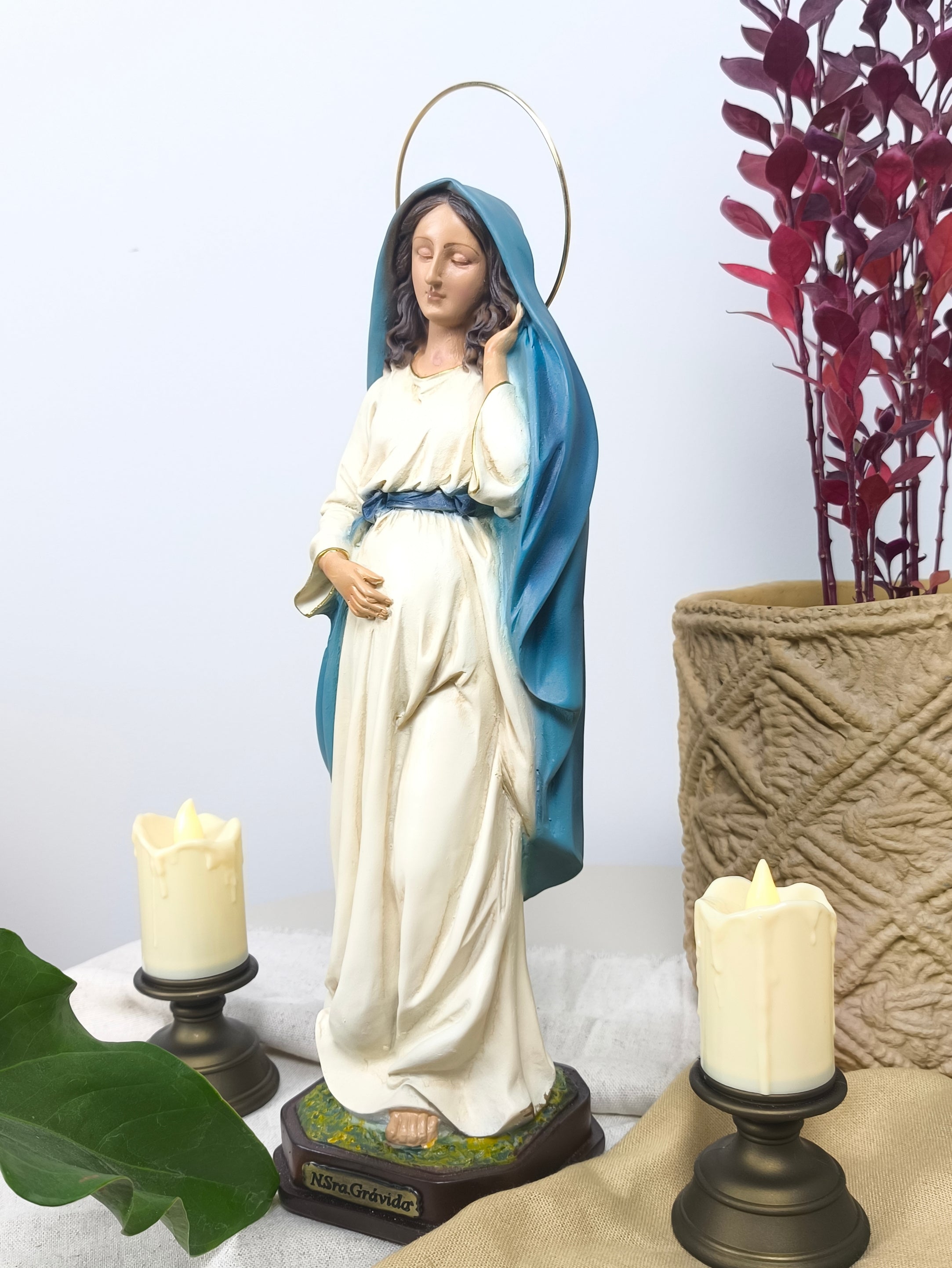 Nossa Senhora Grávida 30cm