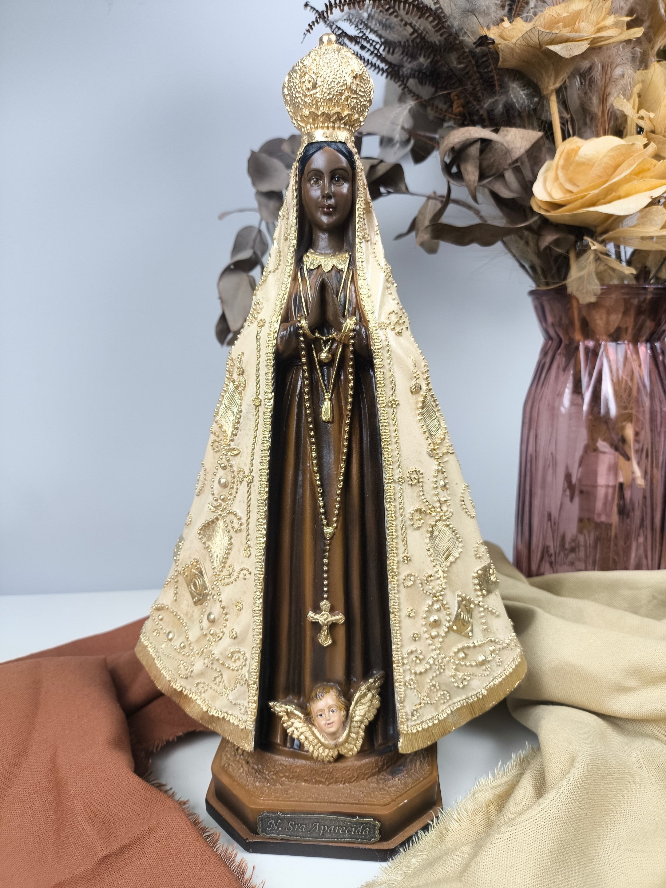 Nossa Senhora Aparecida 30cm Barroca