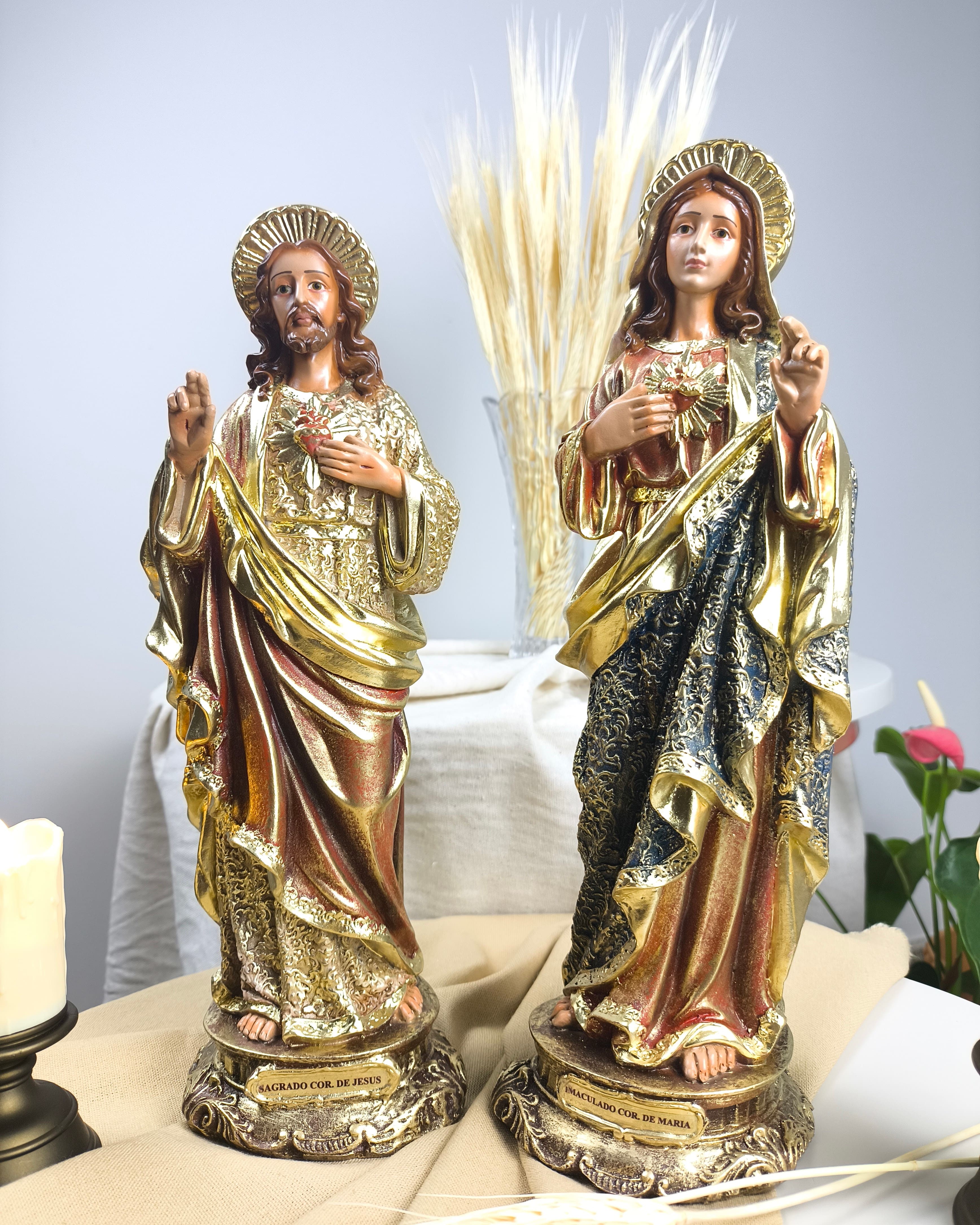 Kit Sagrado Coração de Jesus e Imaculado Coração de Maria
