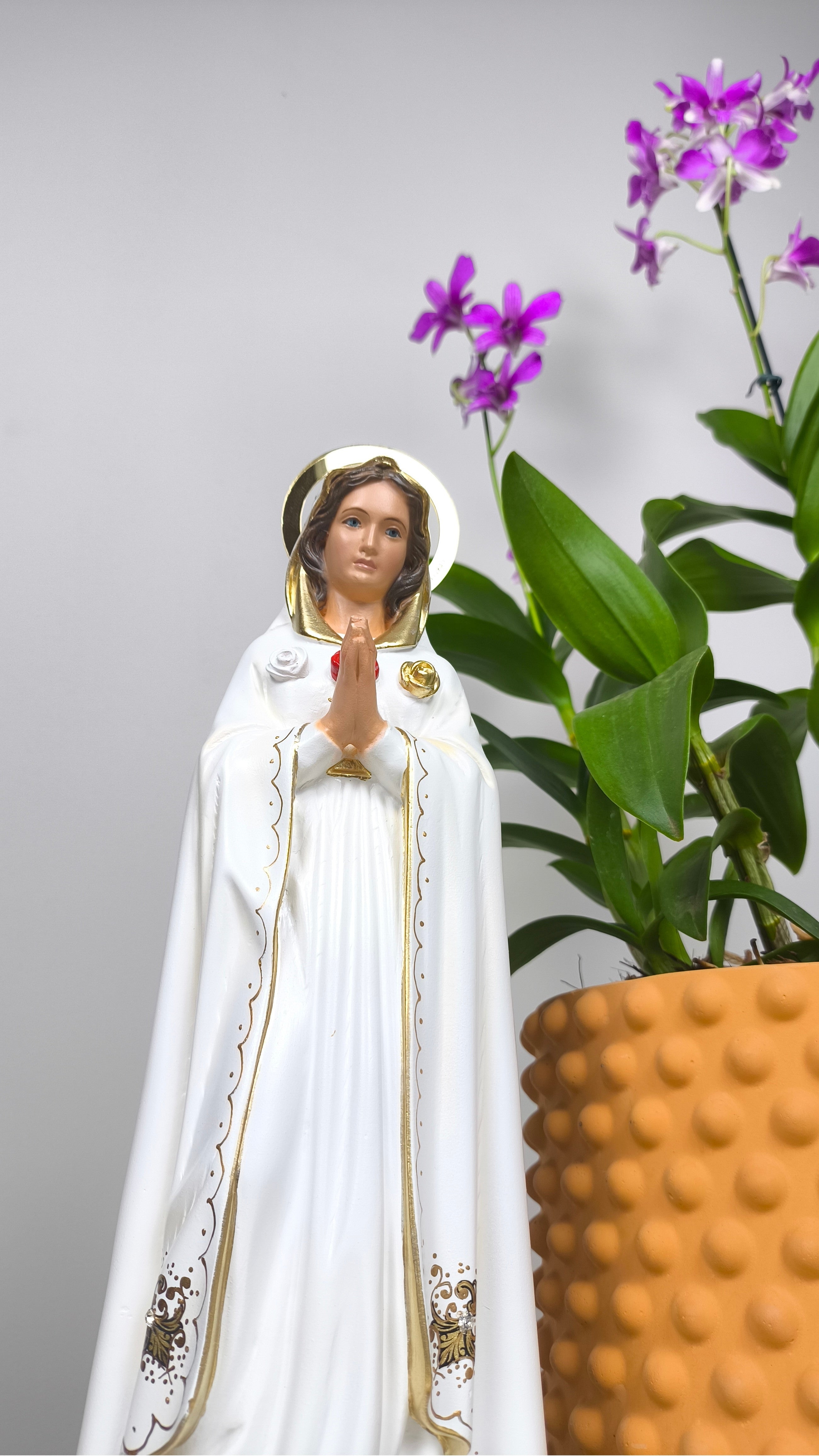 Nossa Senhora Rosa Mística 30cm