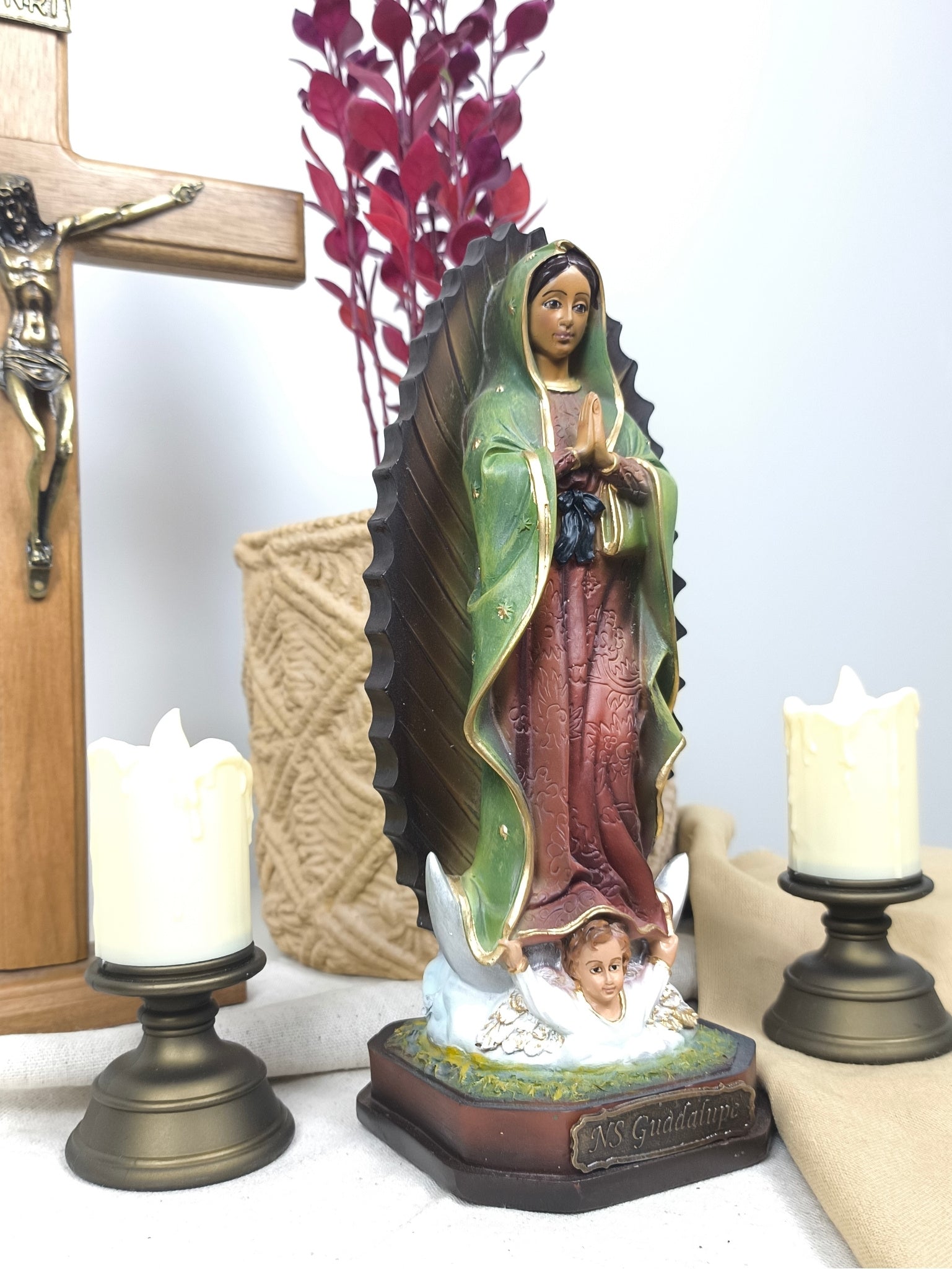 Nossa Senhora de Guadalupe 20cm