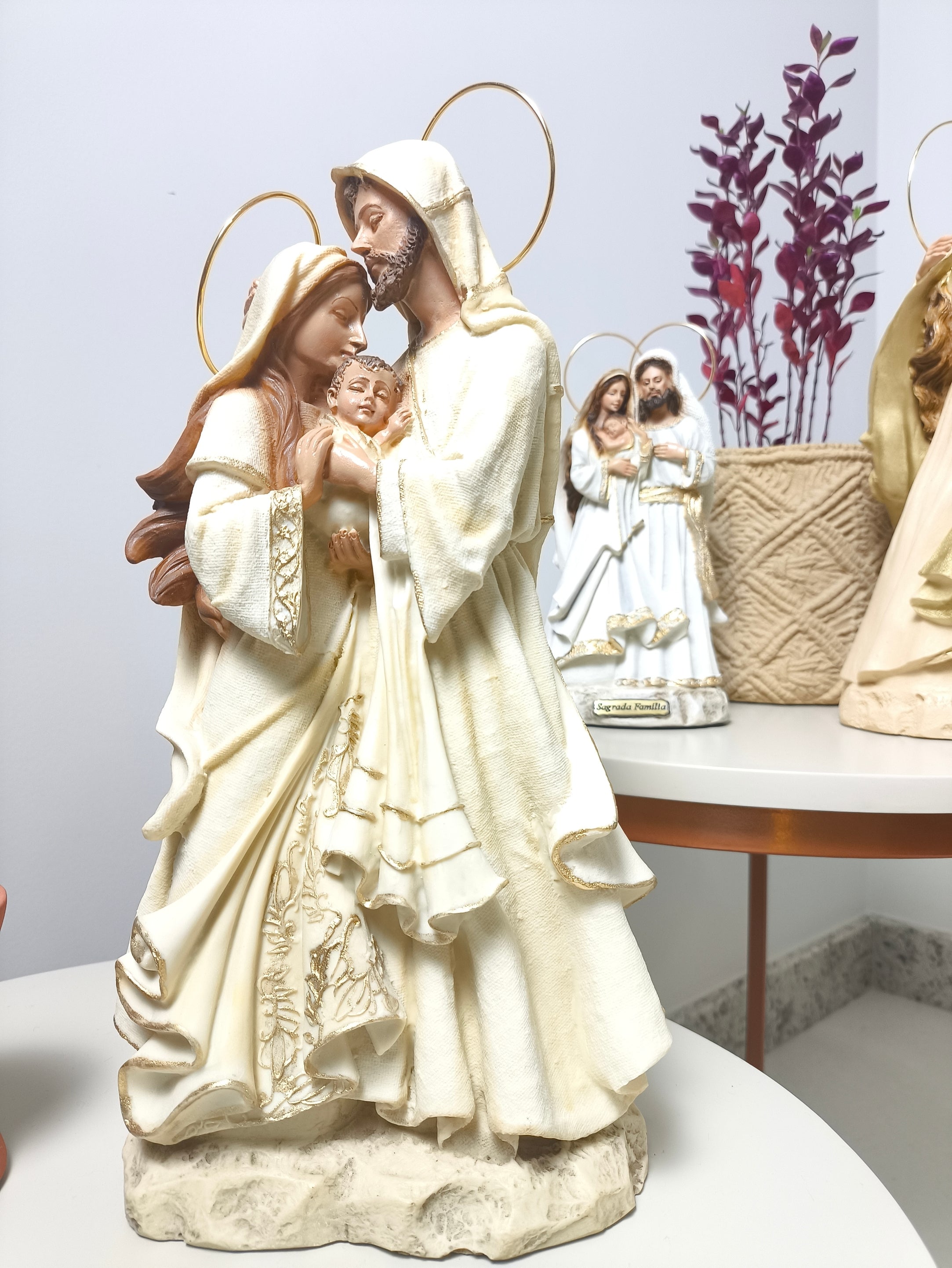 Sagrada Família da Ternura Marfim 30cm