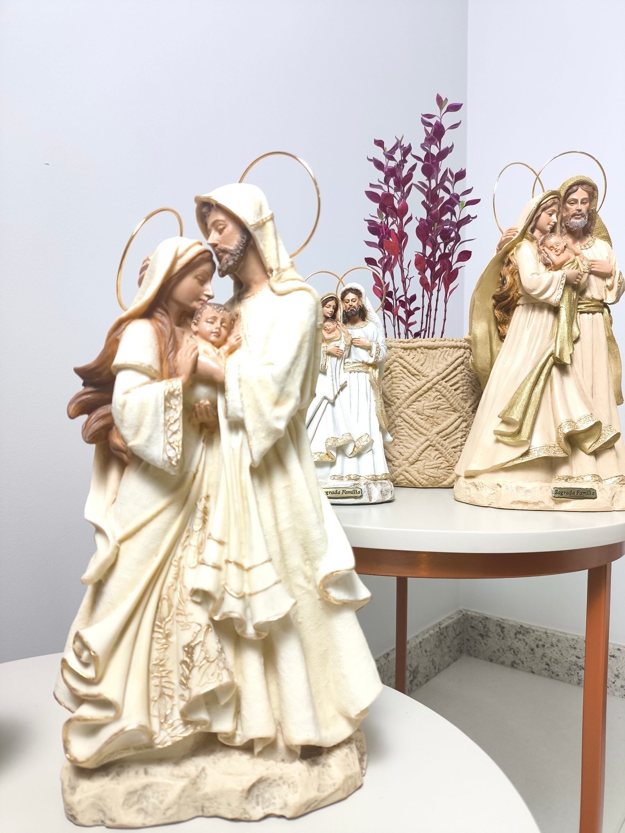 Sagrada Família da Ternura Marfim 30cm