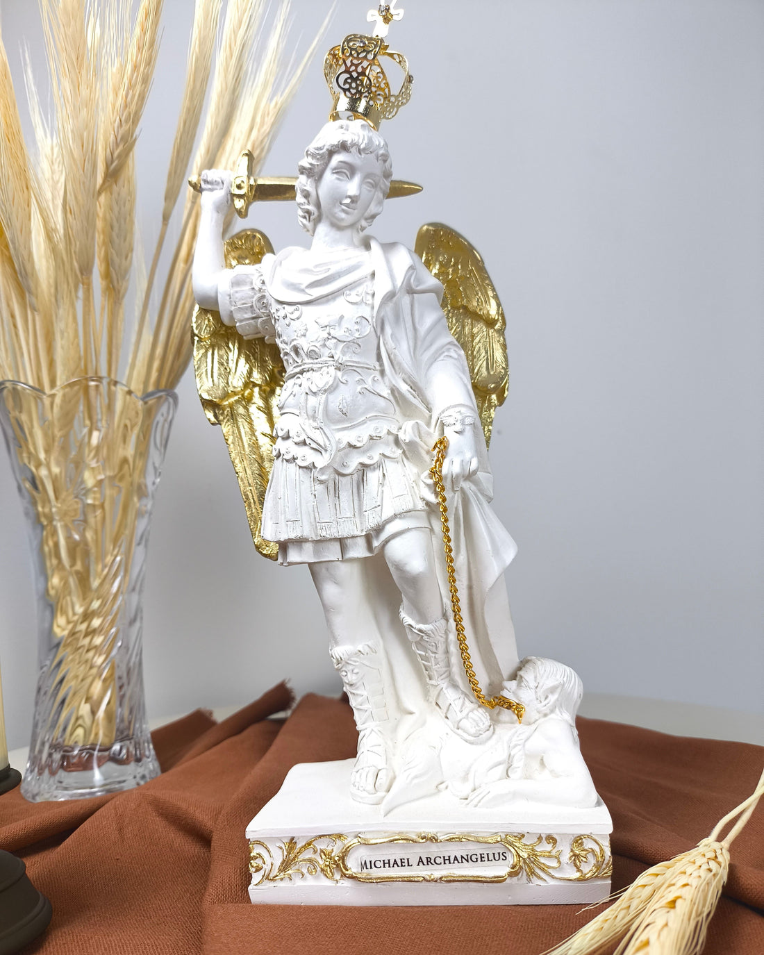 São Miguel do Monte Gargano 31cm com Coroa