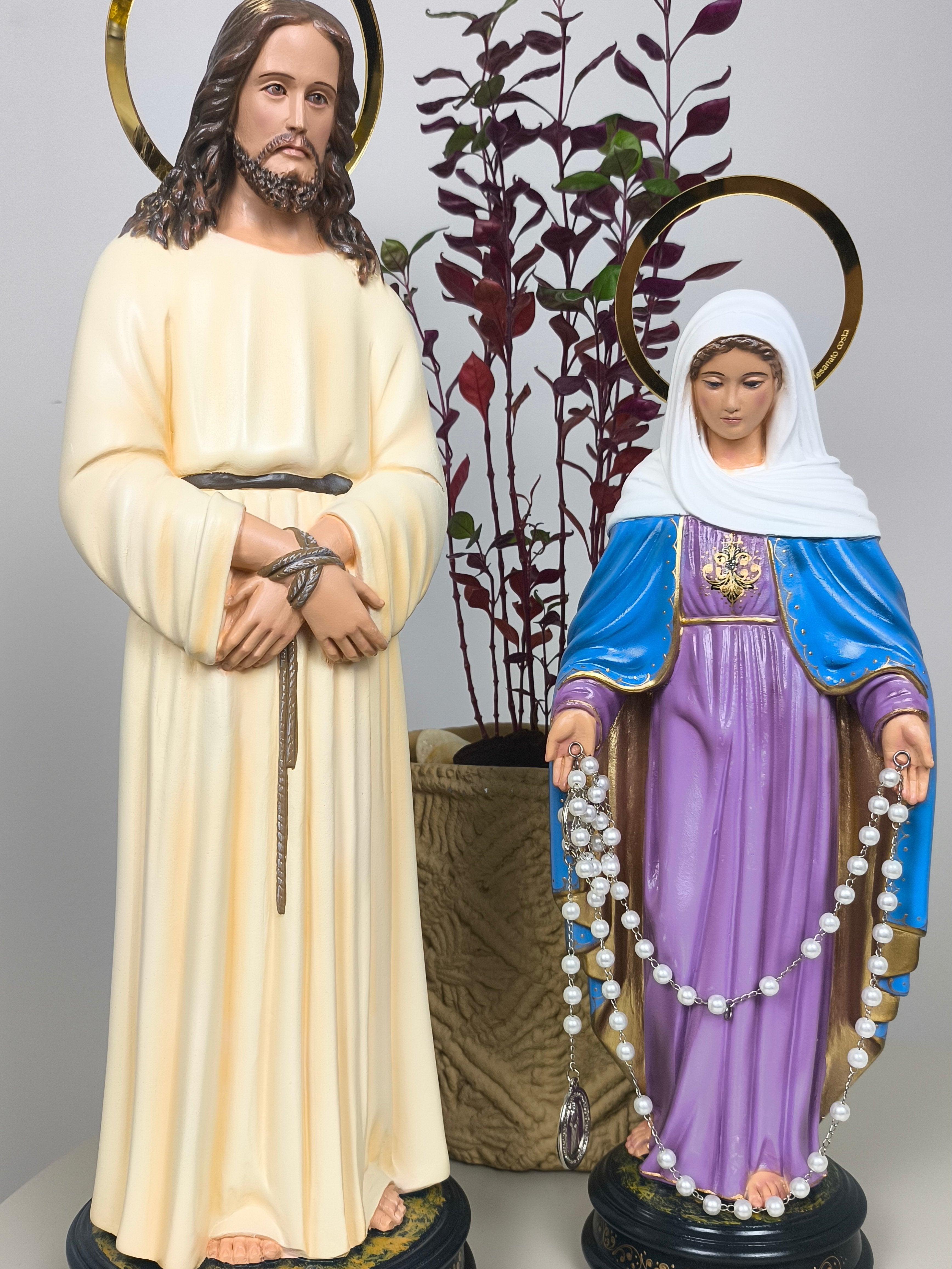 Kit Devoção às Lágrimas de Maria e a Jesus Manietado