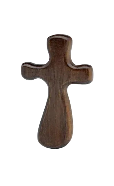 Cruz de Mão de Madeira do Conforto Sensorial