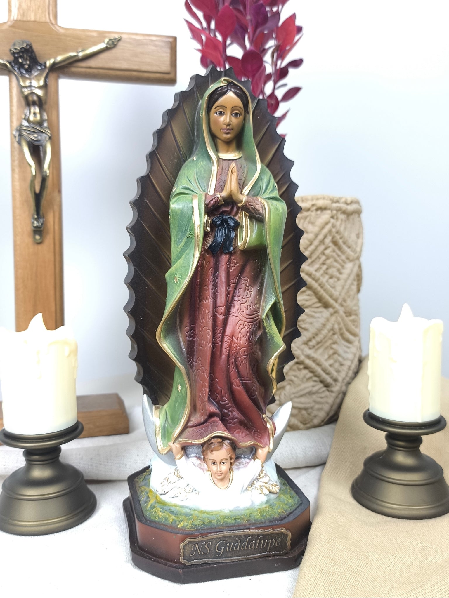 Nossa Senhora de Guadalupe 20cm