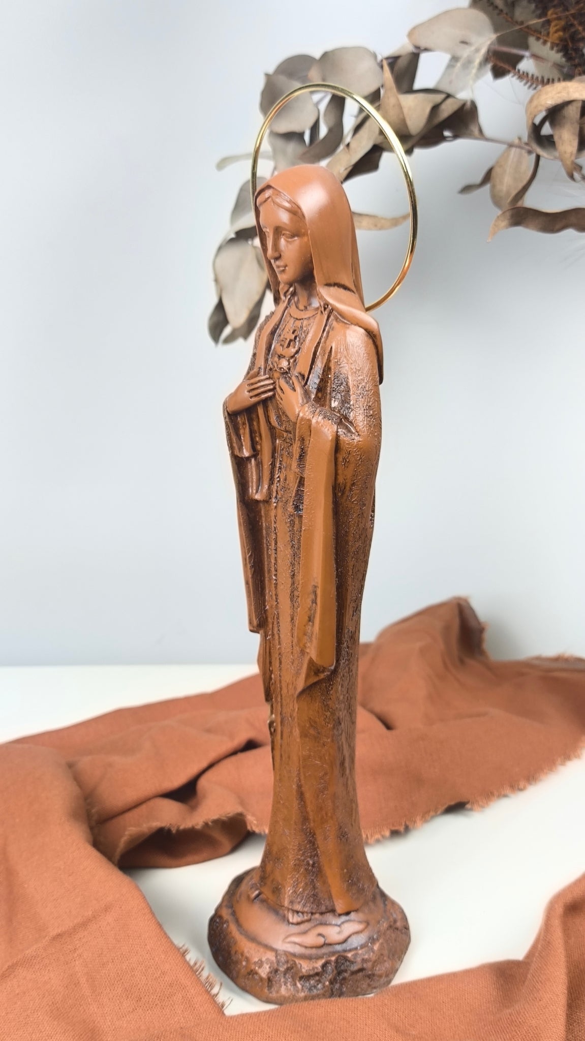 Imaculado Coração de Maria 30cm estilo Slim