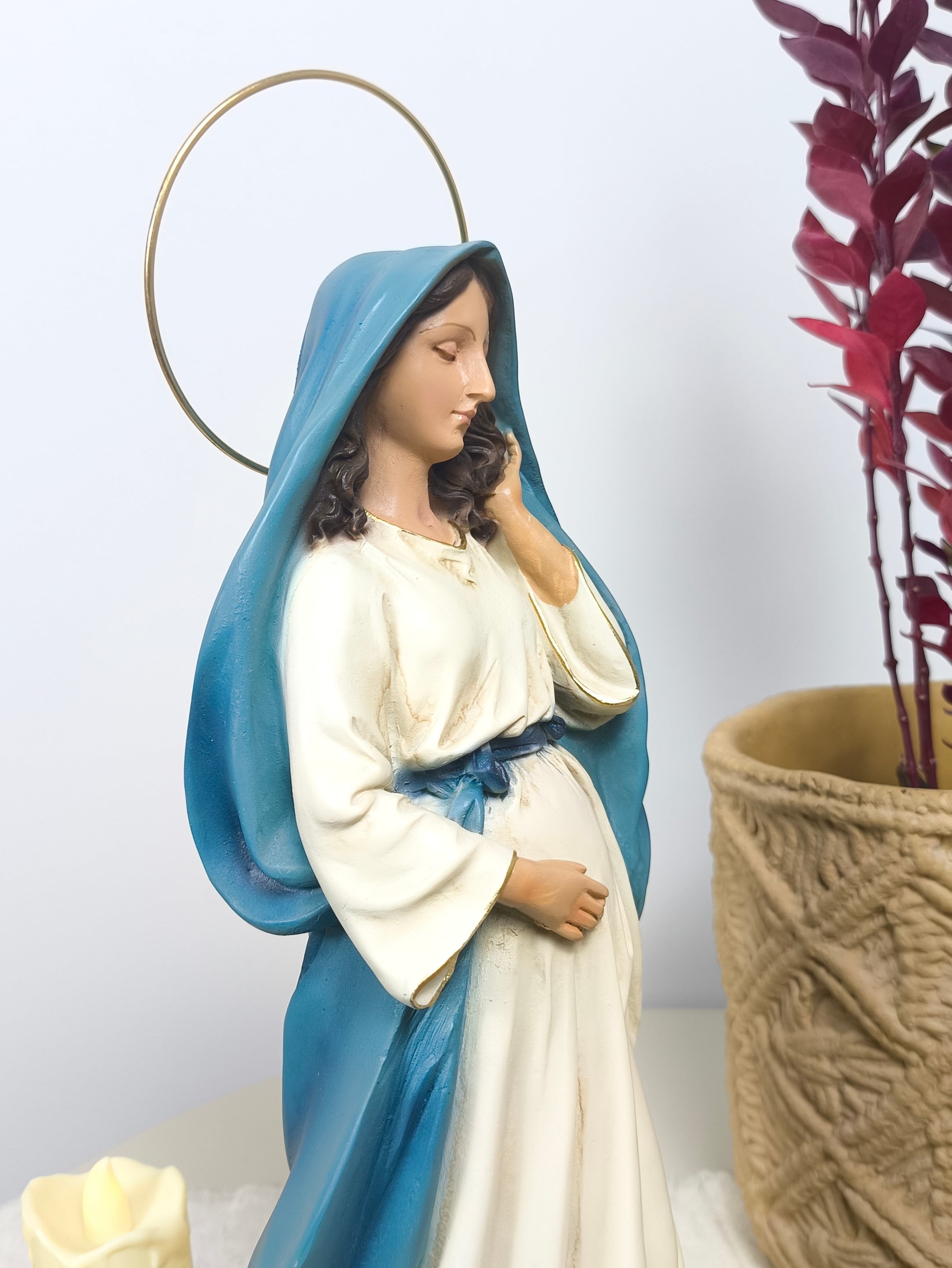 Nossa Senhora Grávida 30cm