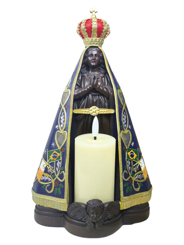 Nossa Senhora Aparecida 30cm - Com Vela