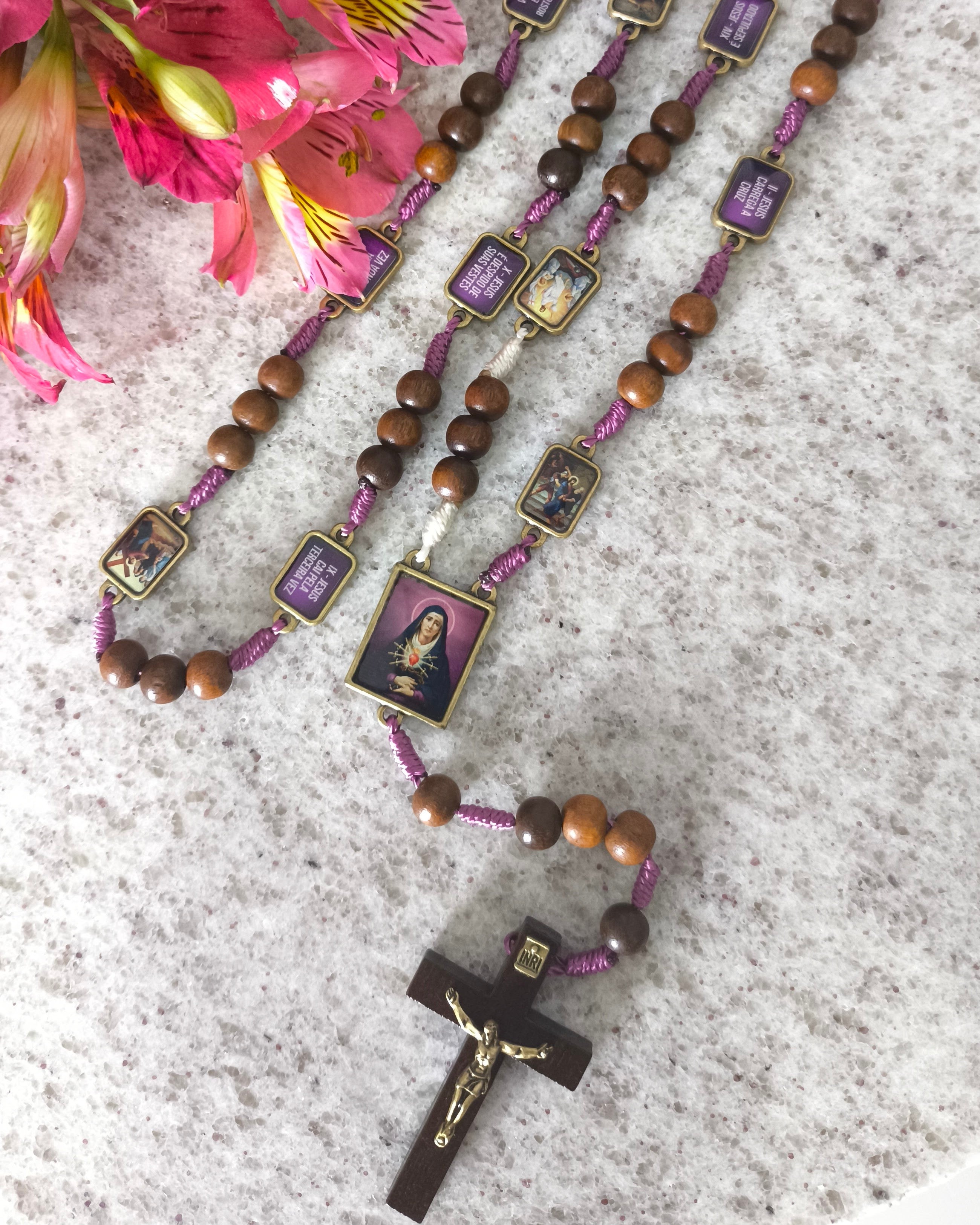 Via Crucis de Jesus Cristo com entremeio de Nossa Senhora das Dores e folheto