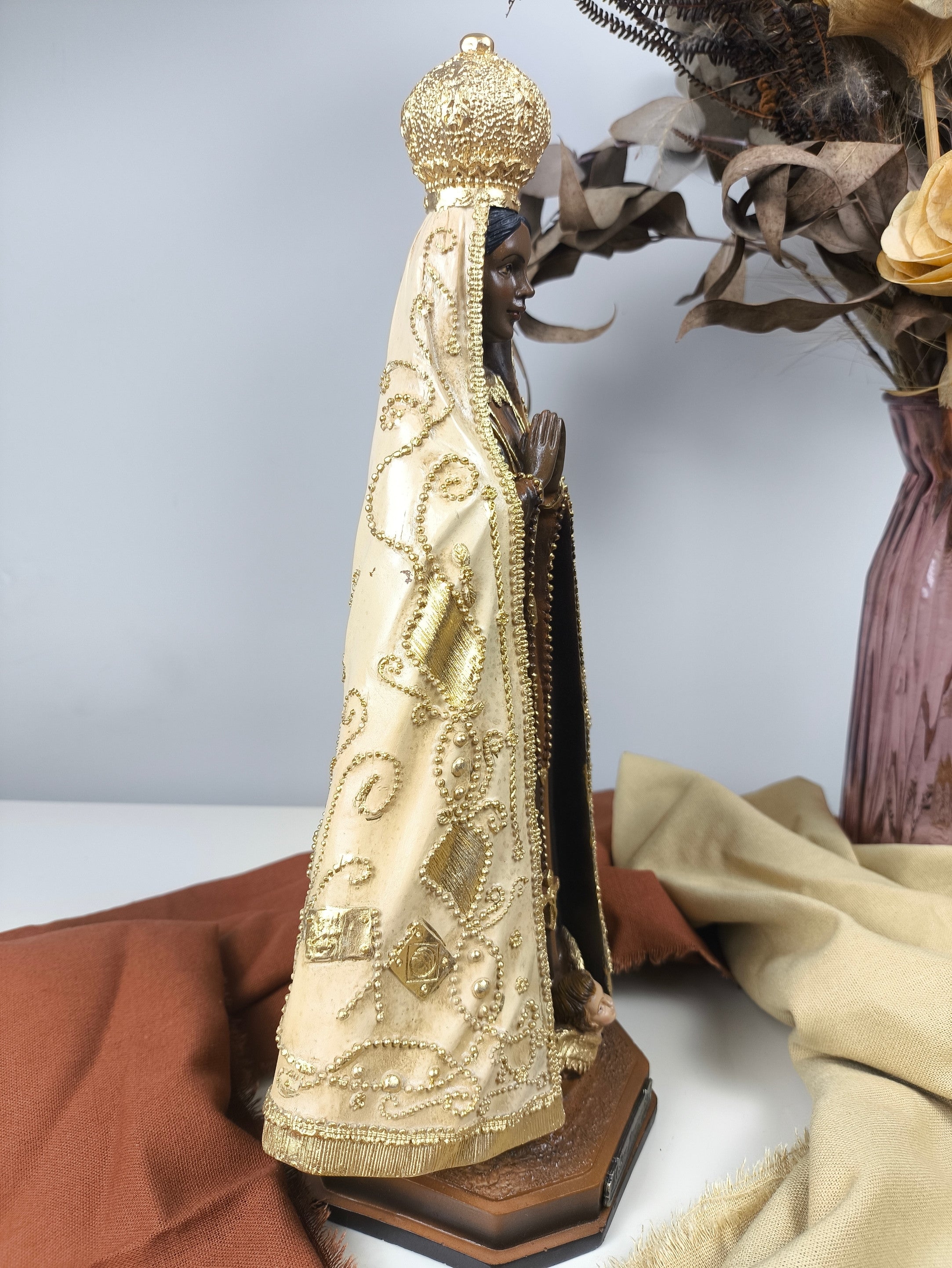 Nossa Senhora Aparecida 30cm Barroca