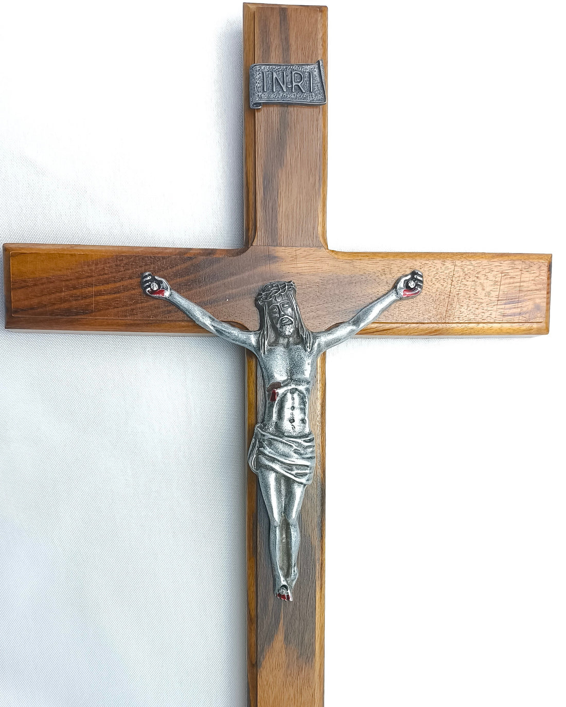 Crucifixo de Madeira para Parede 40cm - P.V.