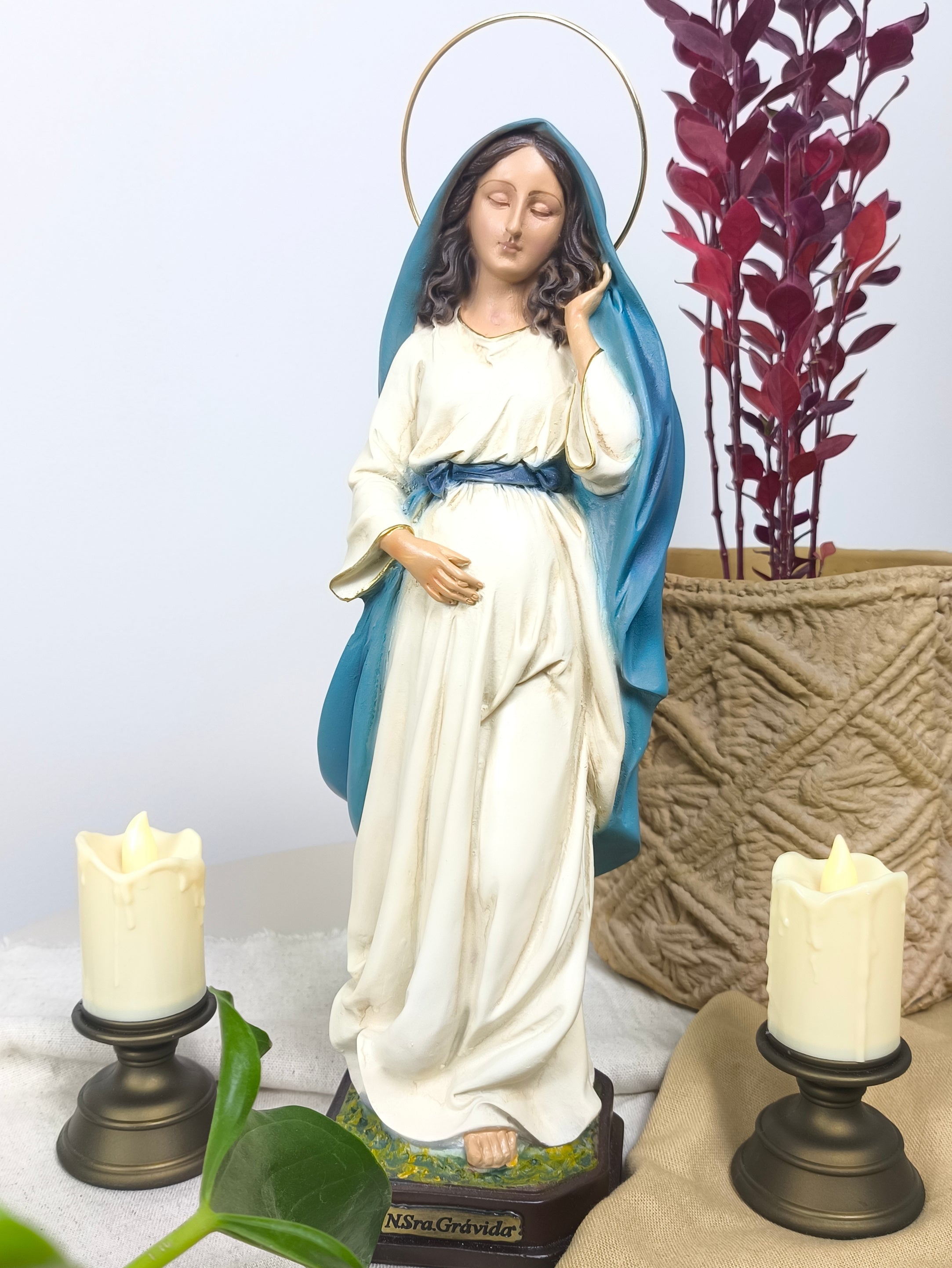 Nossa Senhora Grávida 30cm