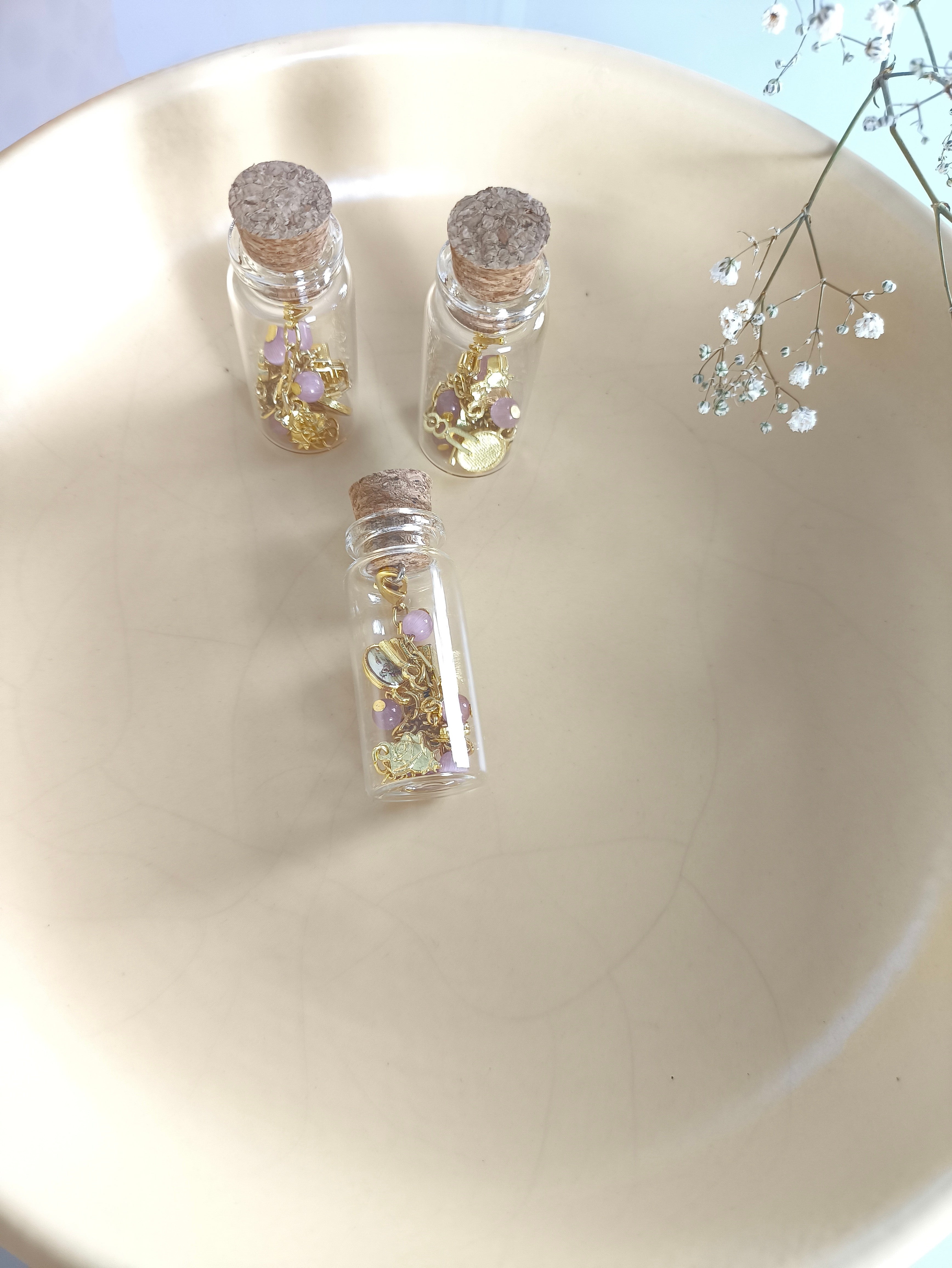 Pulseira Dourada com Rose 6mm Nossa Senhora de La Salette c/vidrinho