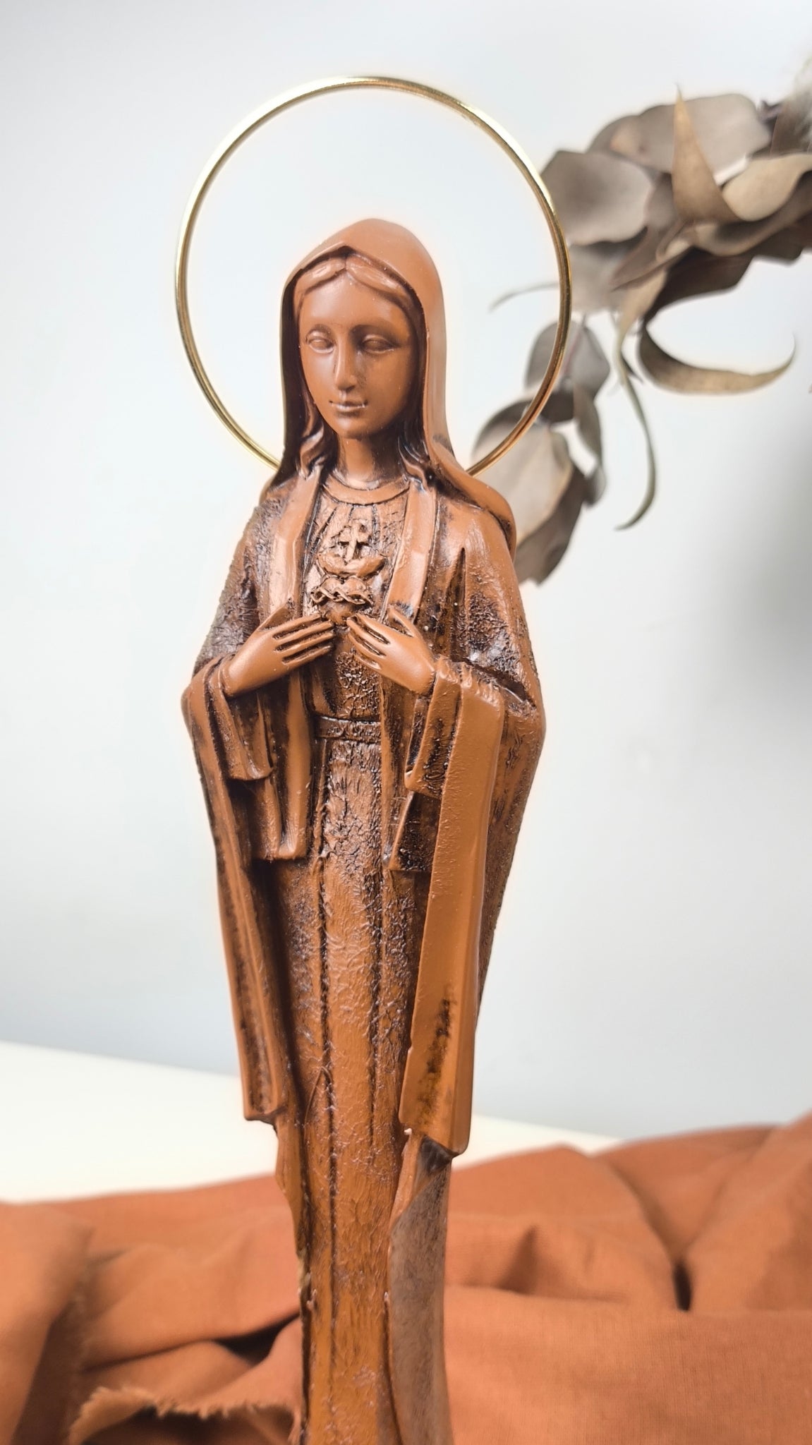 Imaculado Coração de Maria 30cm estilo Slim