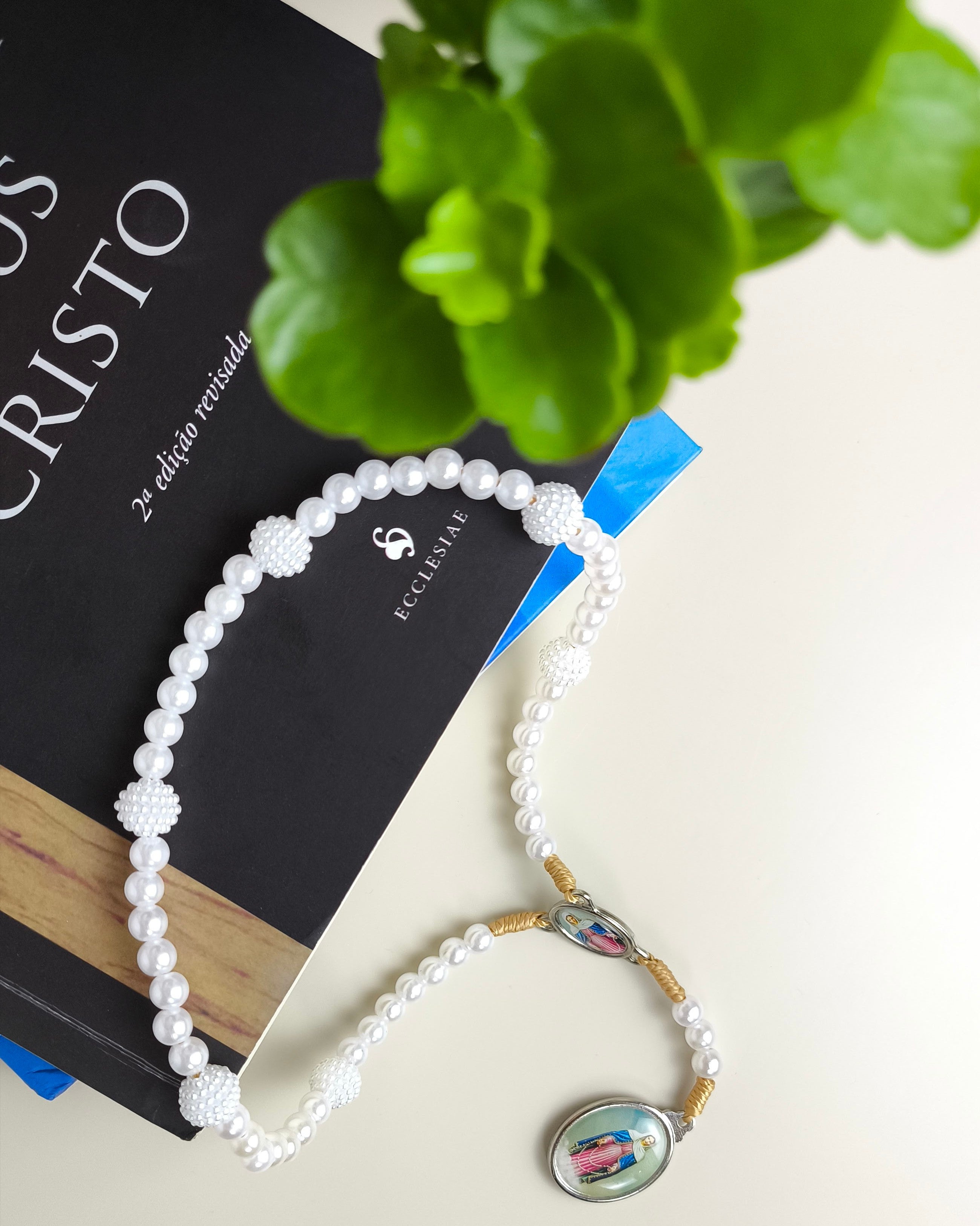 Novena de Nossa Senhora das Lágrimas 6mm com Folheto