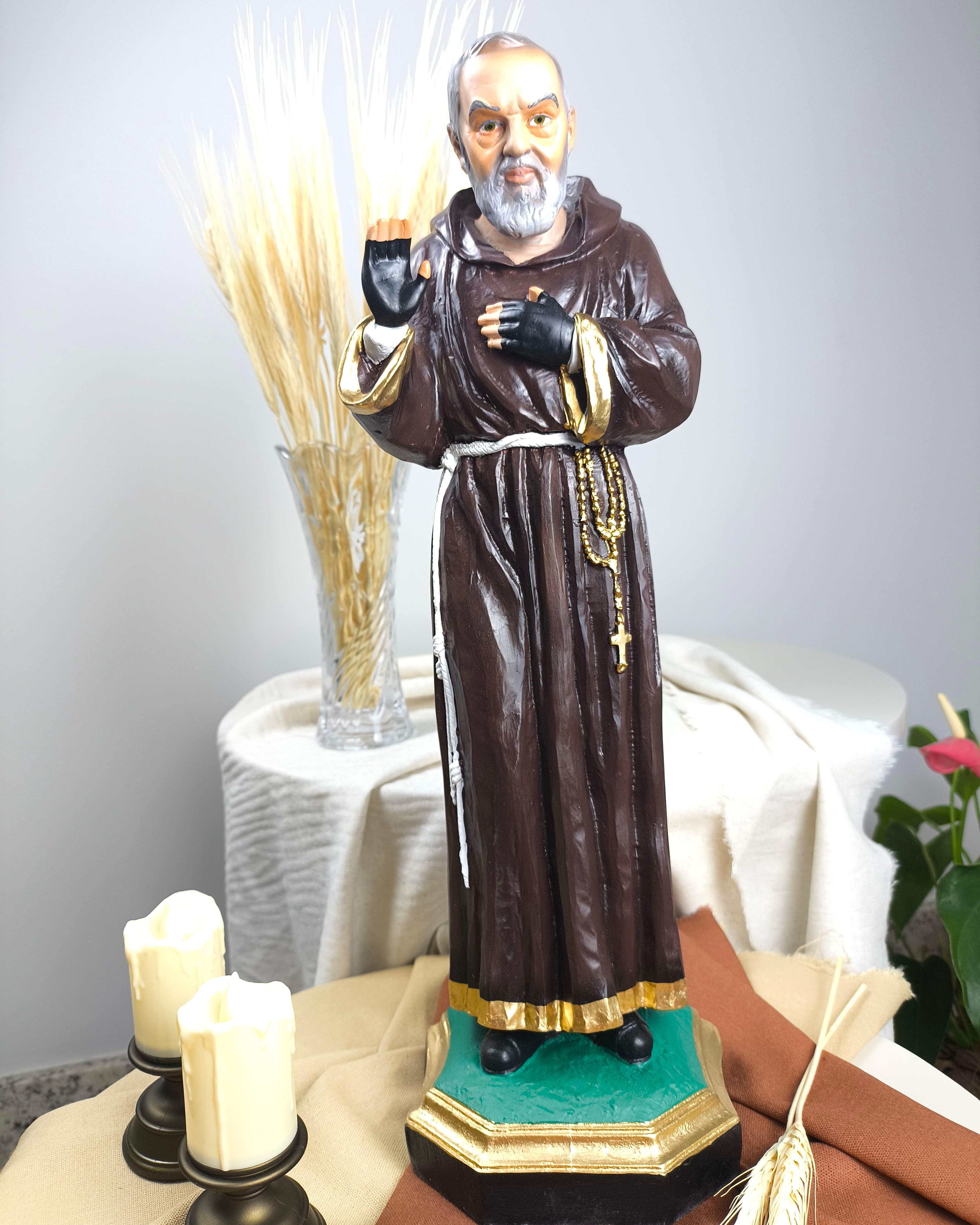 São Padre Pio de Pietrelcina 40cm