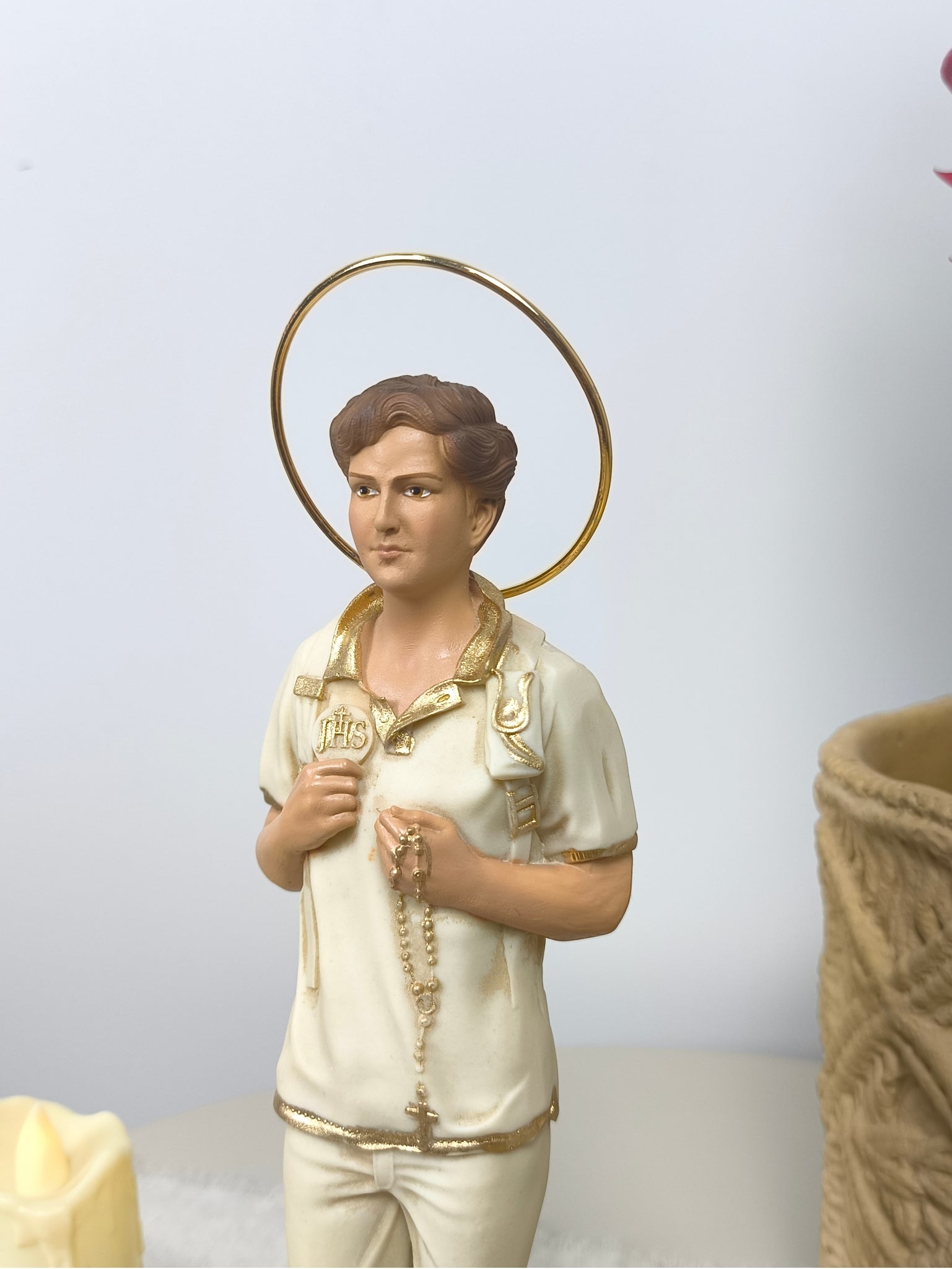 Carlo Acutis 25cm Marfim