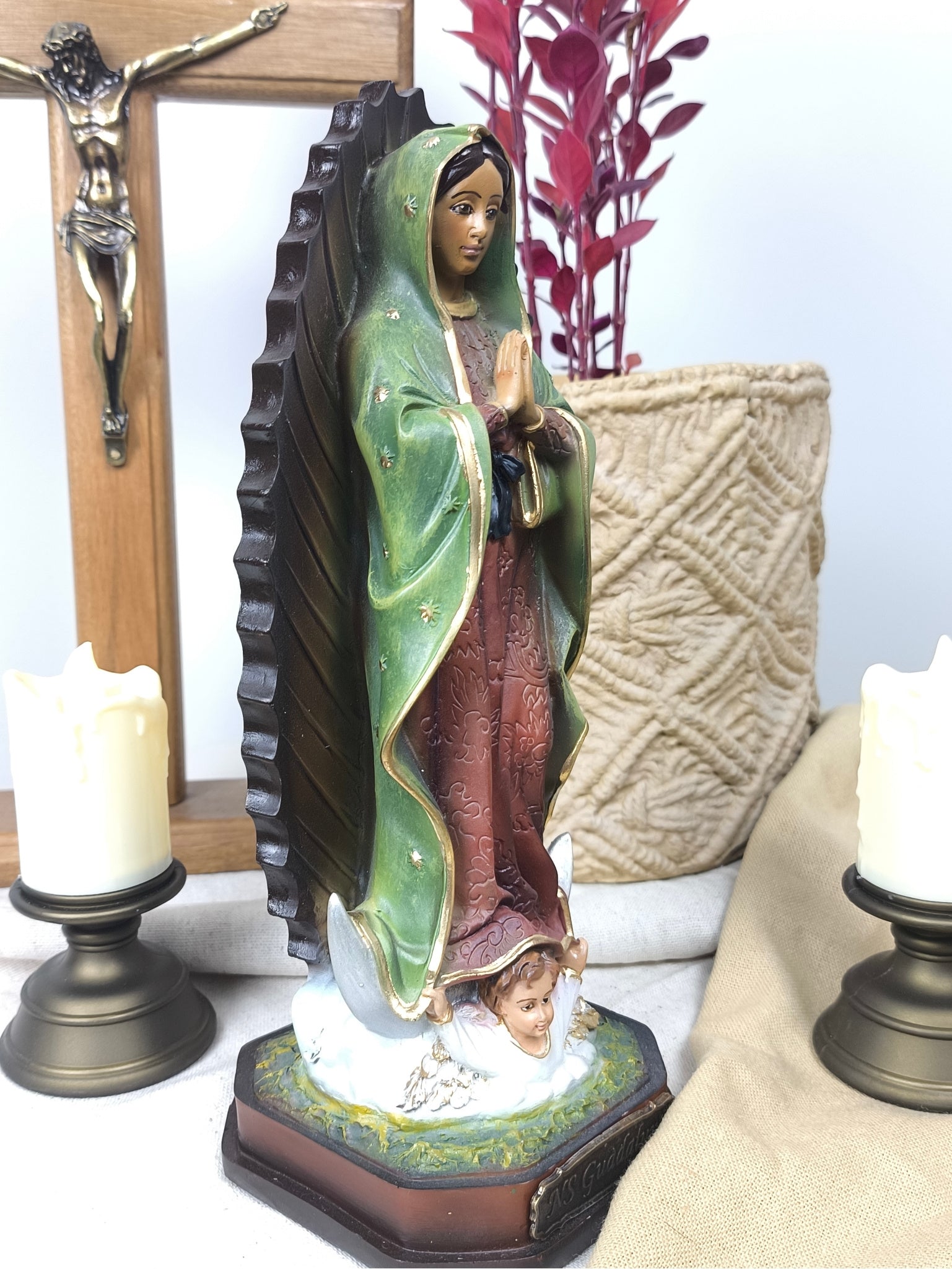 Nossa Senhora de Guadalupe 20cm