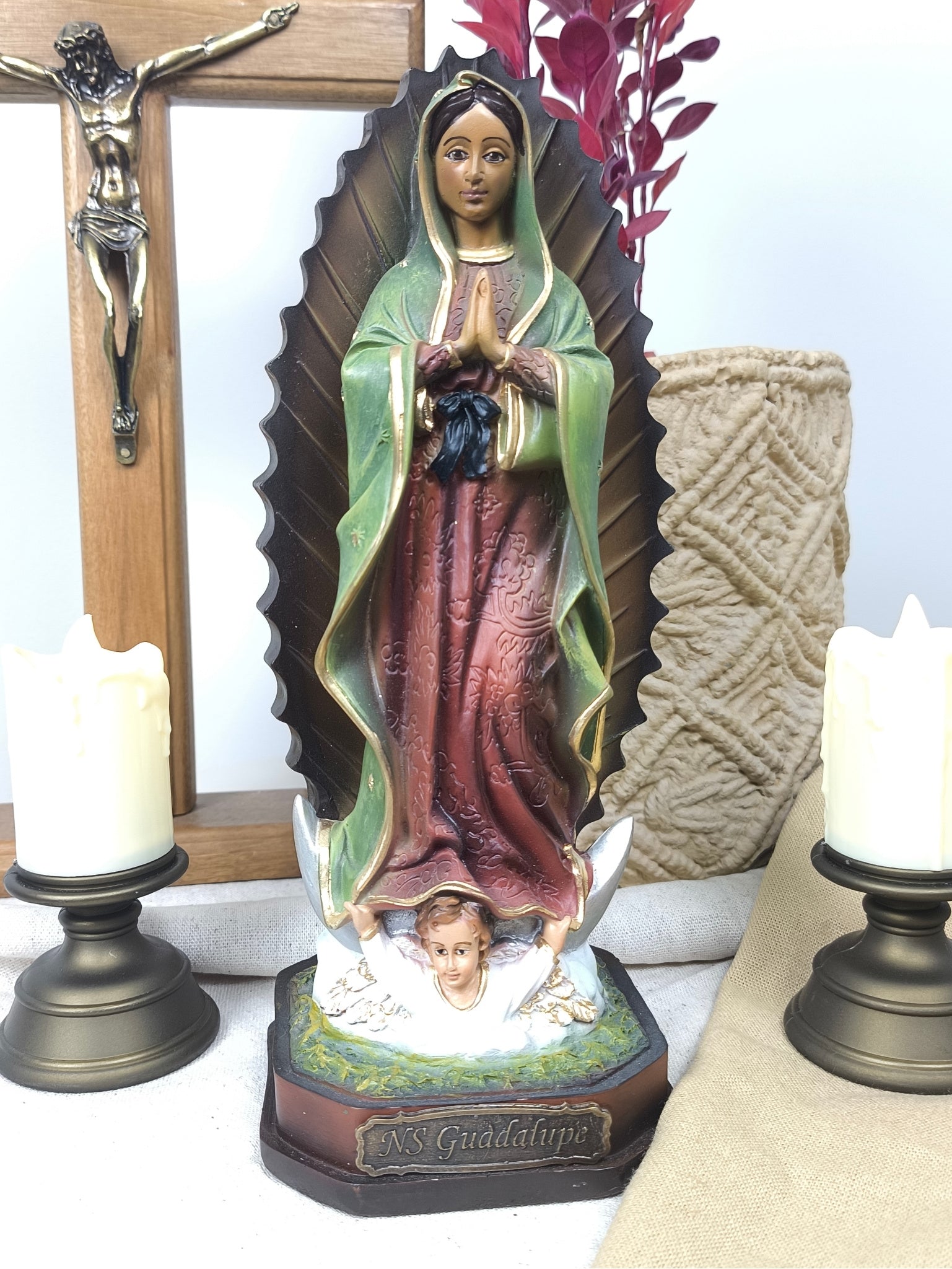 Nossa Senhora de Guadalupe 20cm