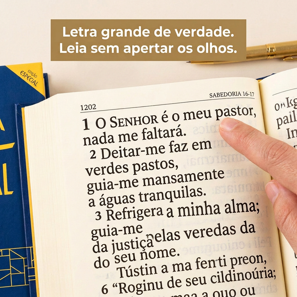 Bíblia Sagrada Pastoral Letra Grande Católica Paulus