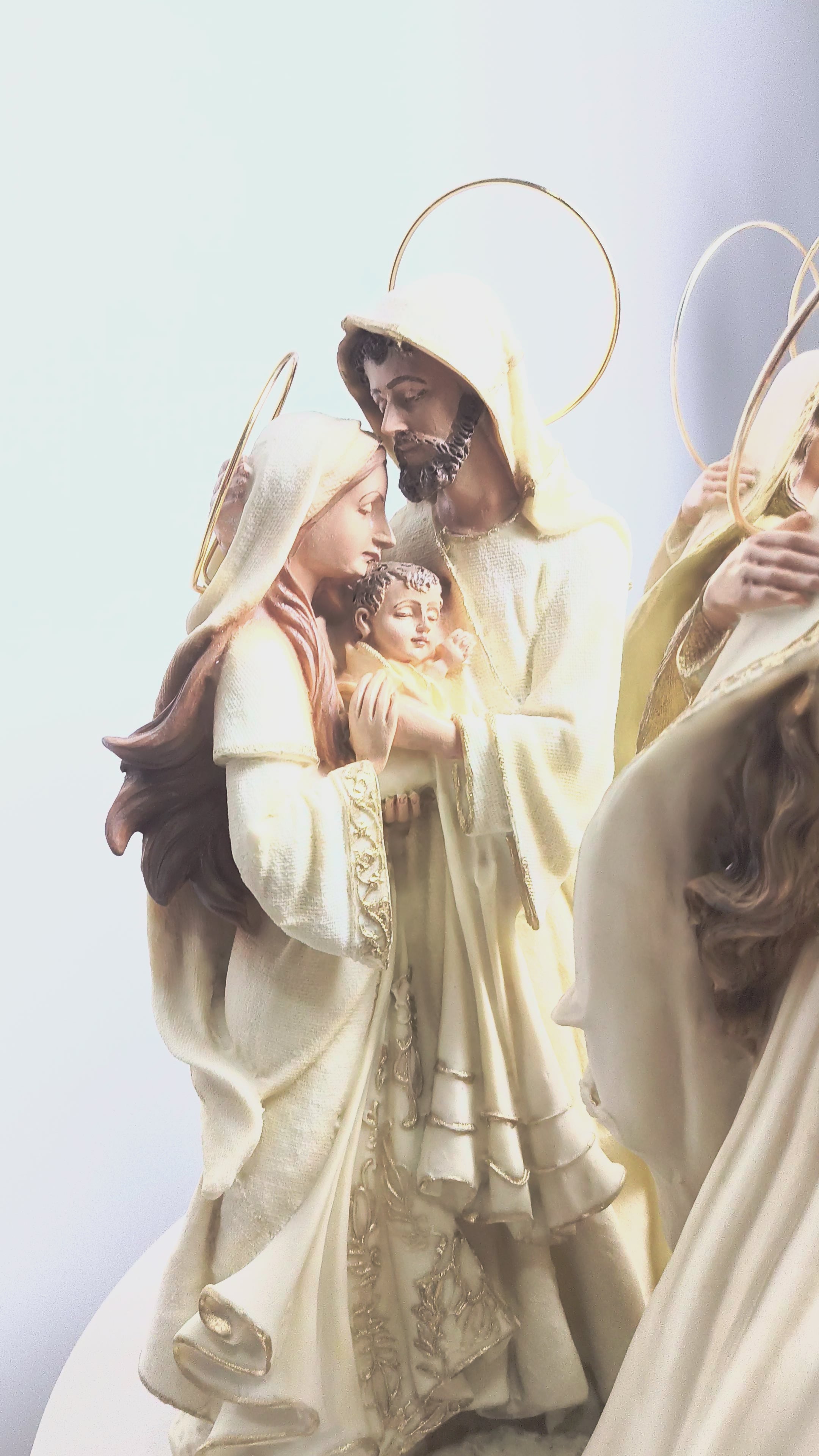 Sagrada Família da Ternura Marfim 30cm