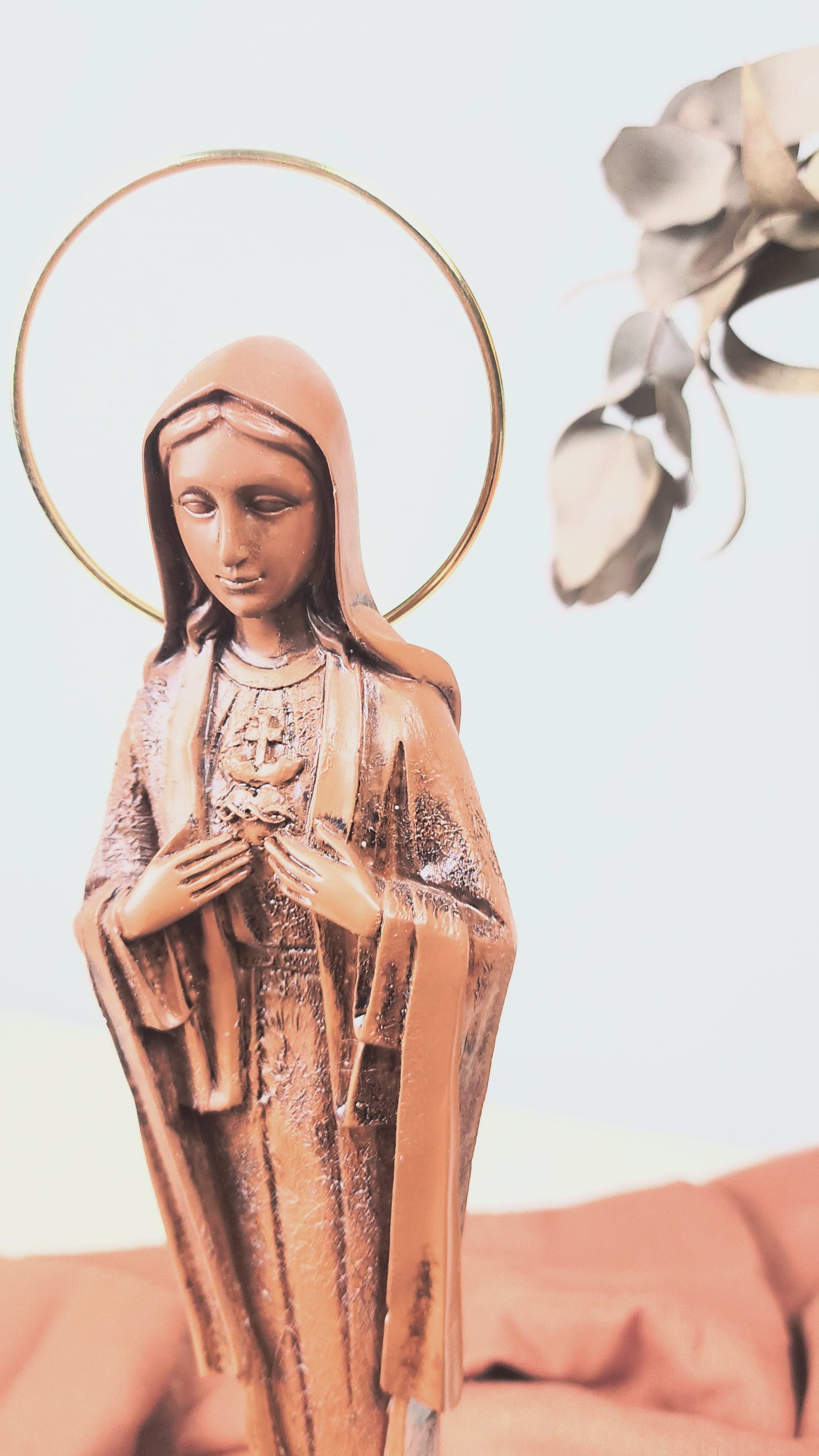 Imaculado Coração de Maria 30cm estilo Slim