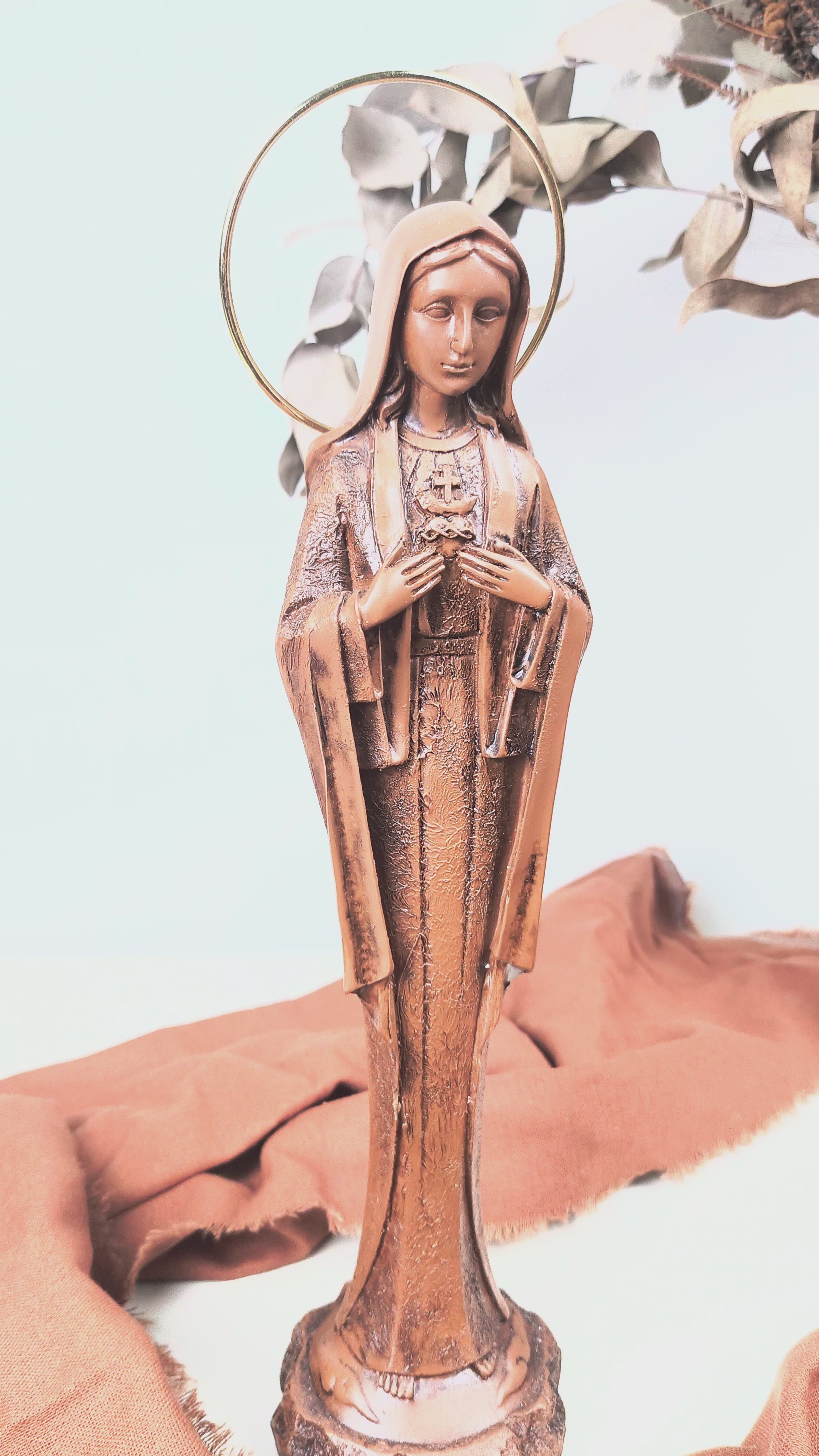 Imaculado Coração de Maria 30cm estilo Slim